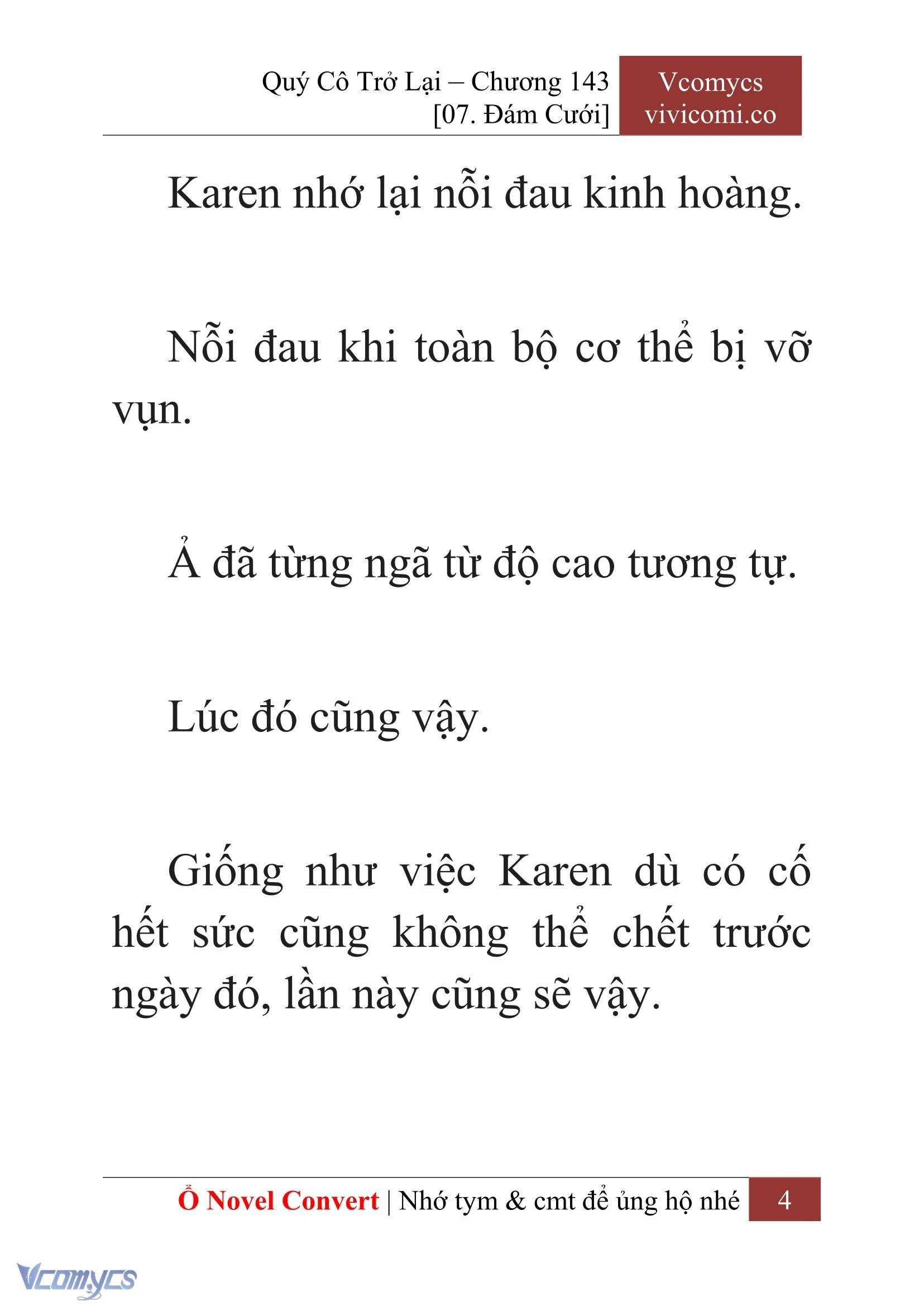 [Novel] Quý Cô Trở Lại Chapter  143 - 6