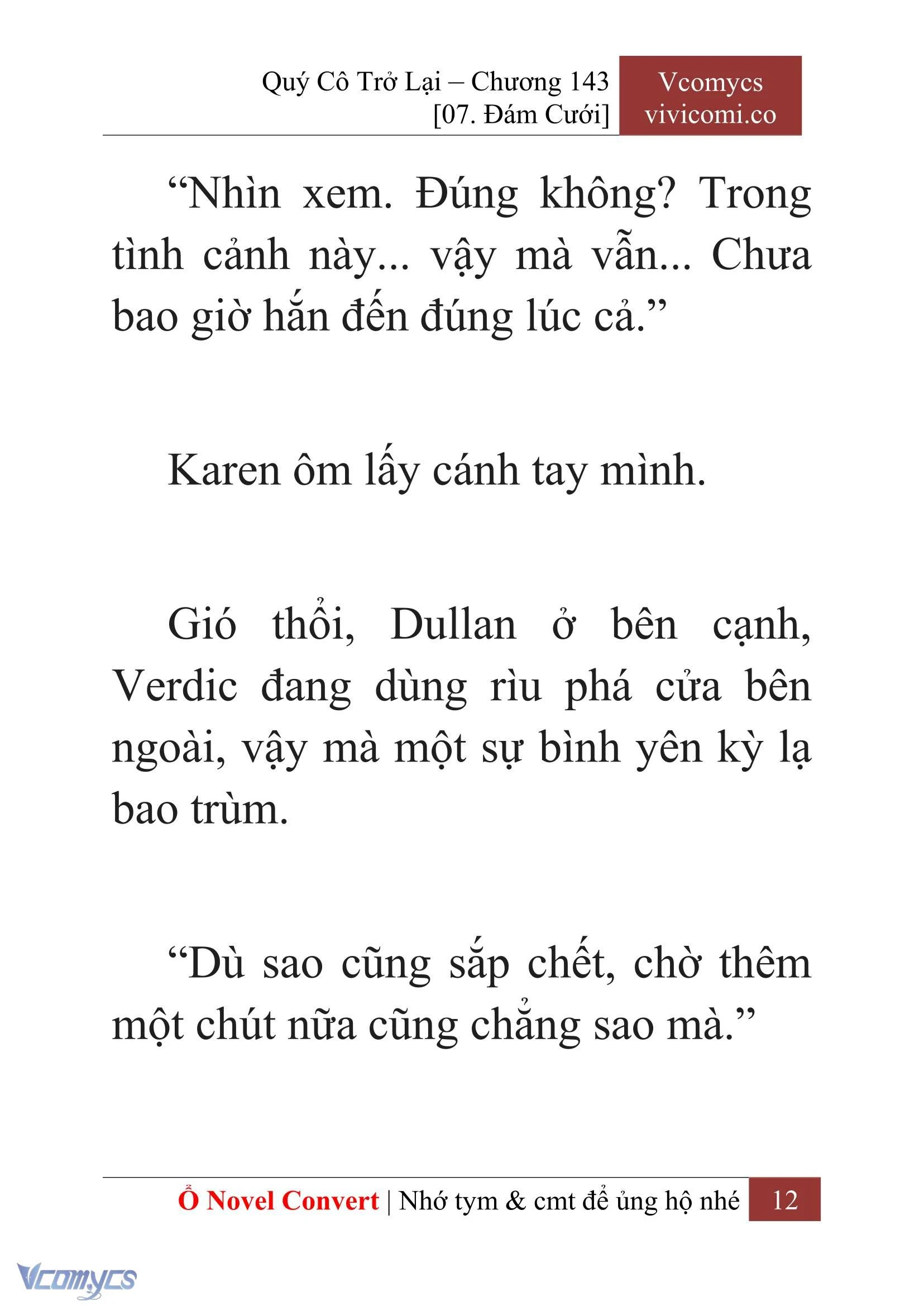 [Novel] Quý Cô Trở Lại Chapter  143 - 14