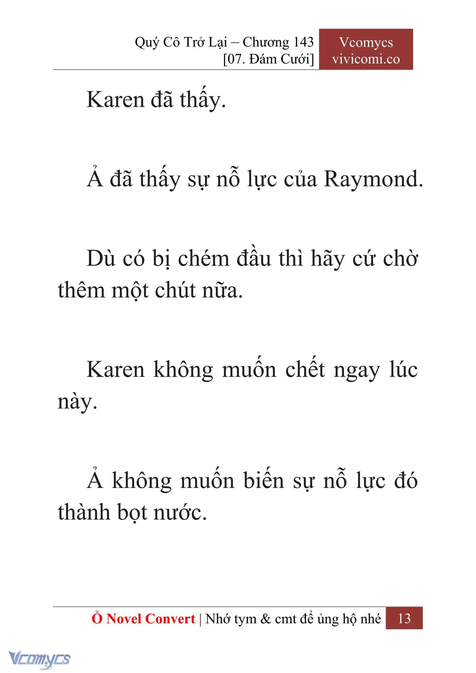 [Novel] Quý Cô Trở Lại Chapter  143 - 15