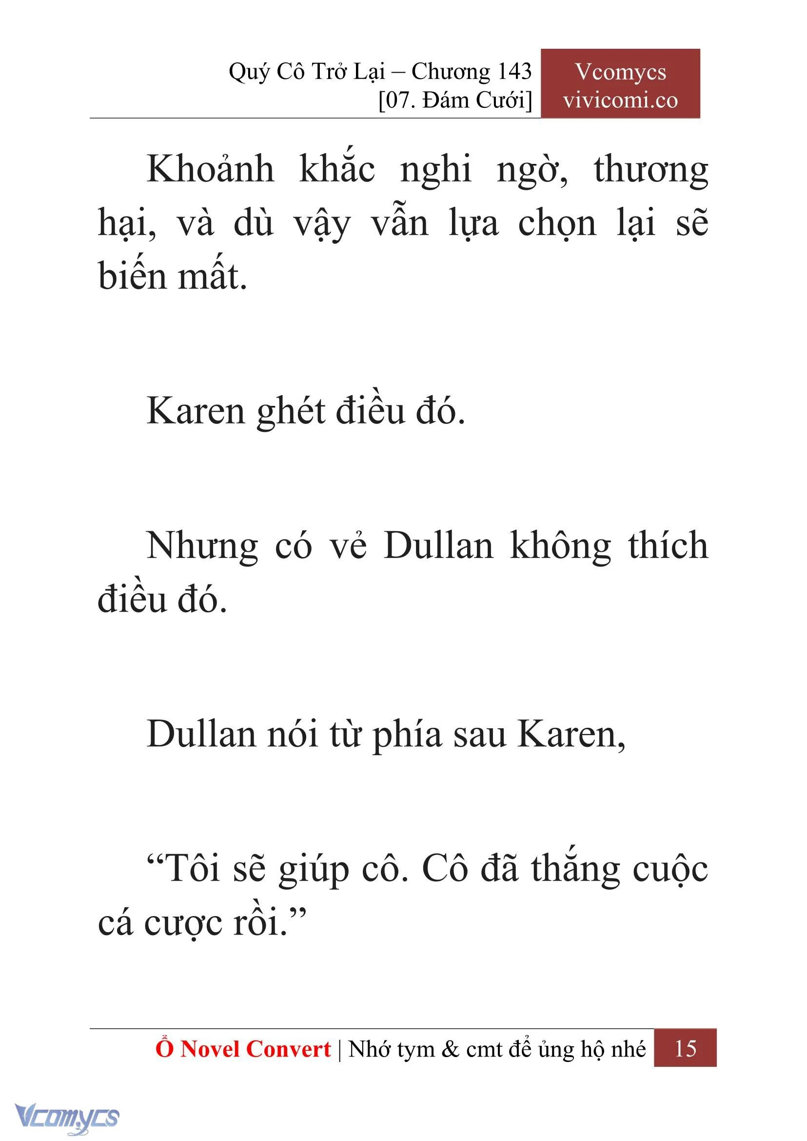 [Novel] Quý Cô Trở Lại Chapter  143 - 17