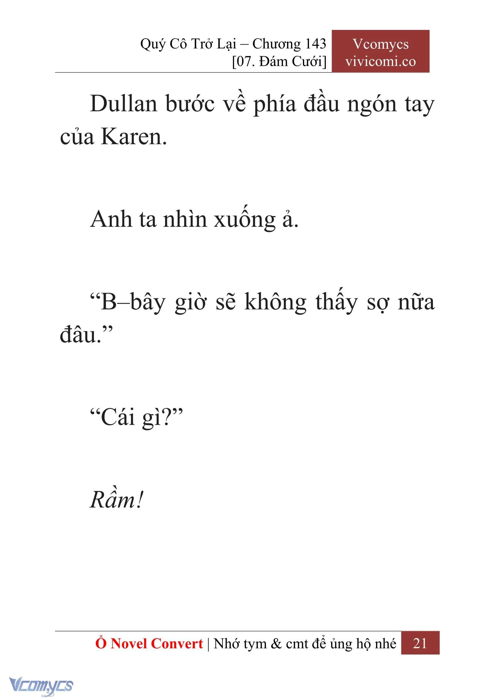 [Novel] Quý Cô Trở Lại Chapter  143 - 23