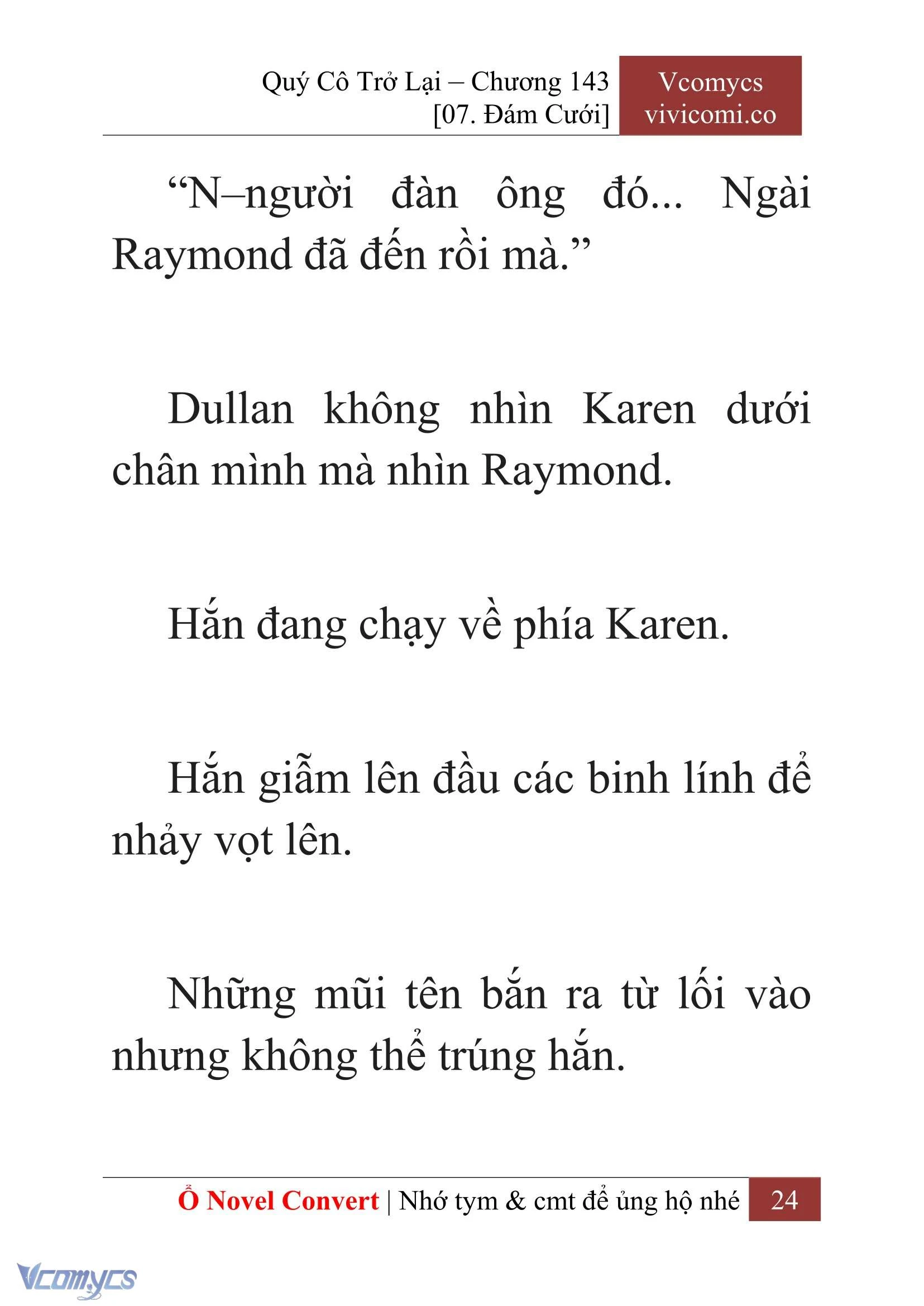 [Novel] Quý Cô Trở Lại Chapter  143 - 26