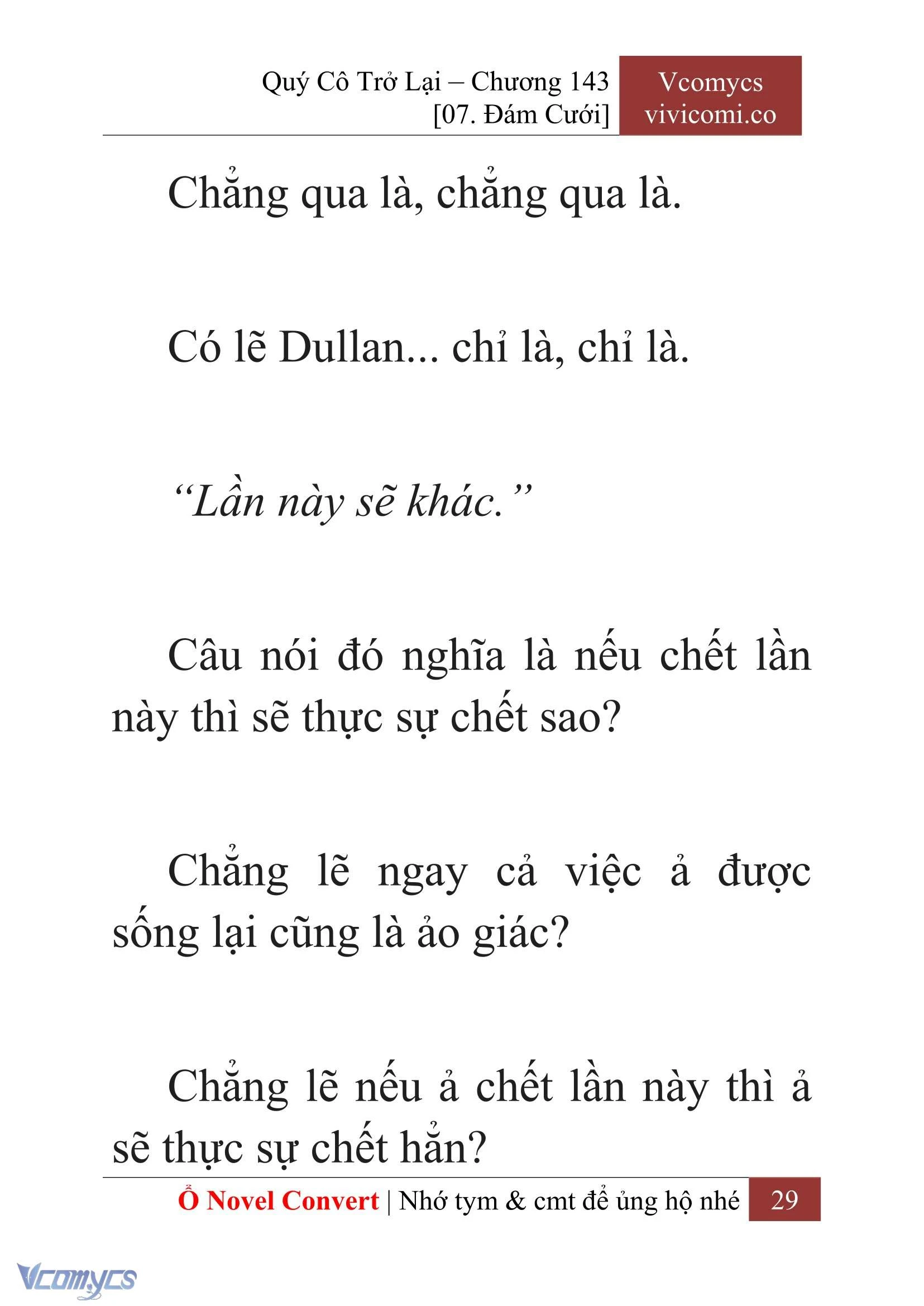 [Novel] Quý Cô Trở Lại Chapter  143 - 31