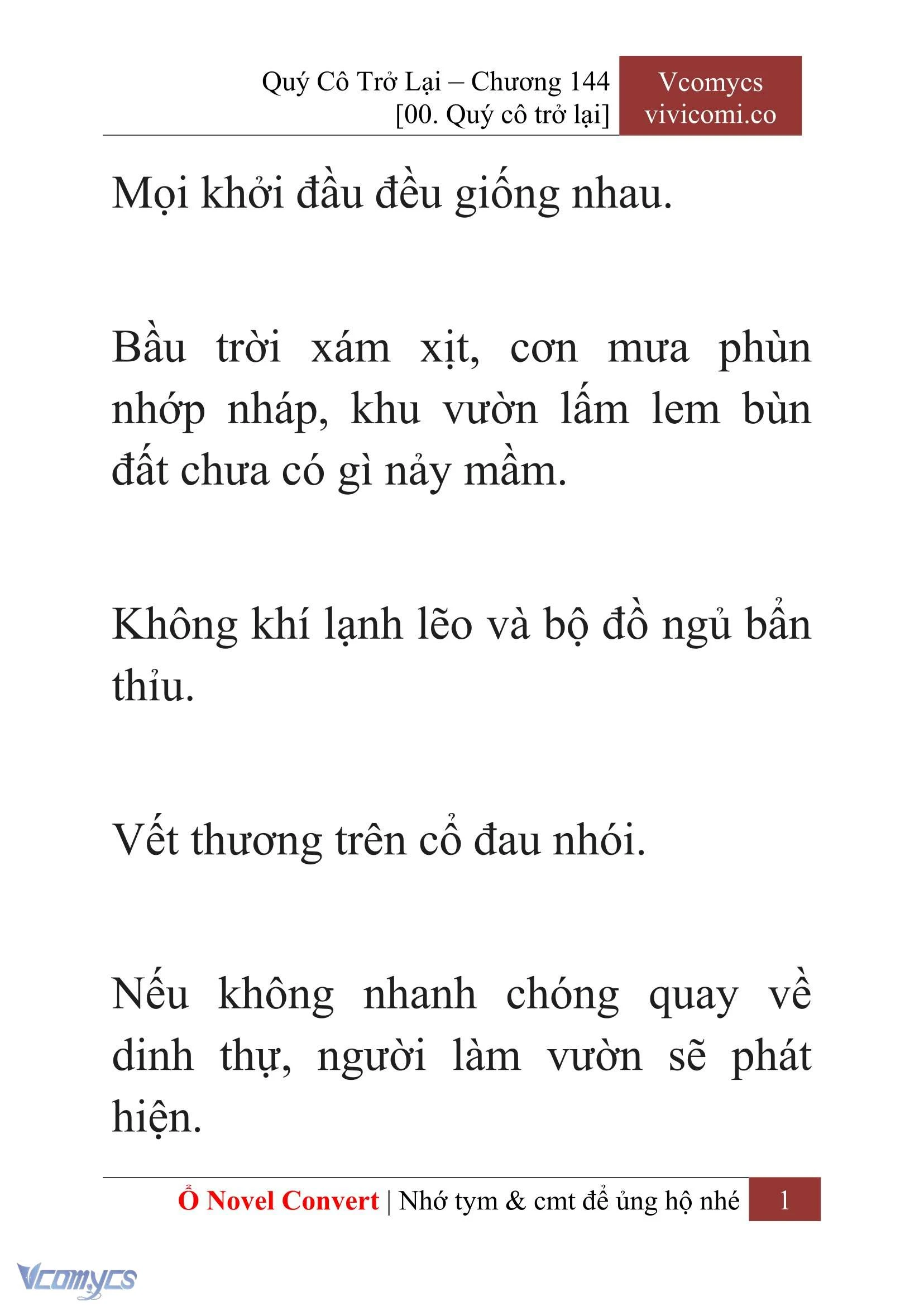 [Novel] Quý Cô Trở Lại Chapter  144 - 3