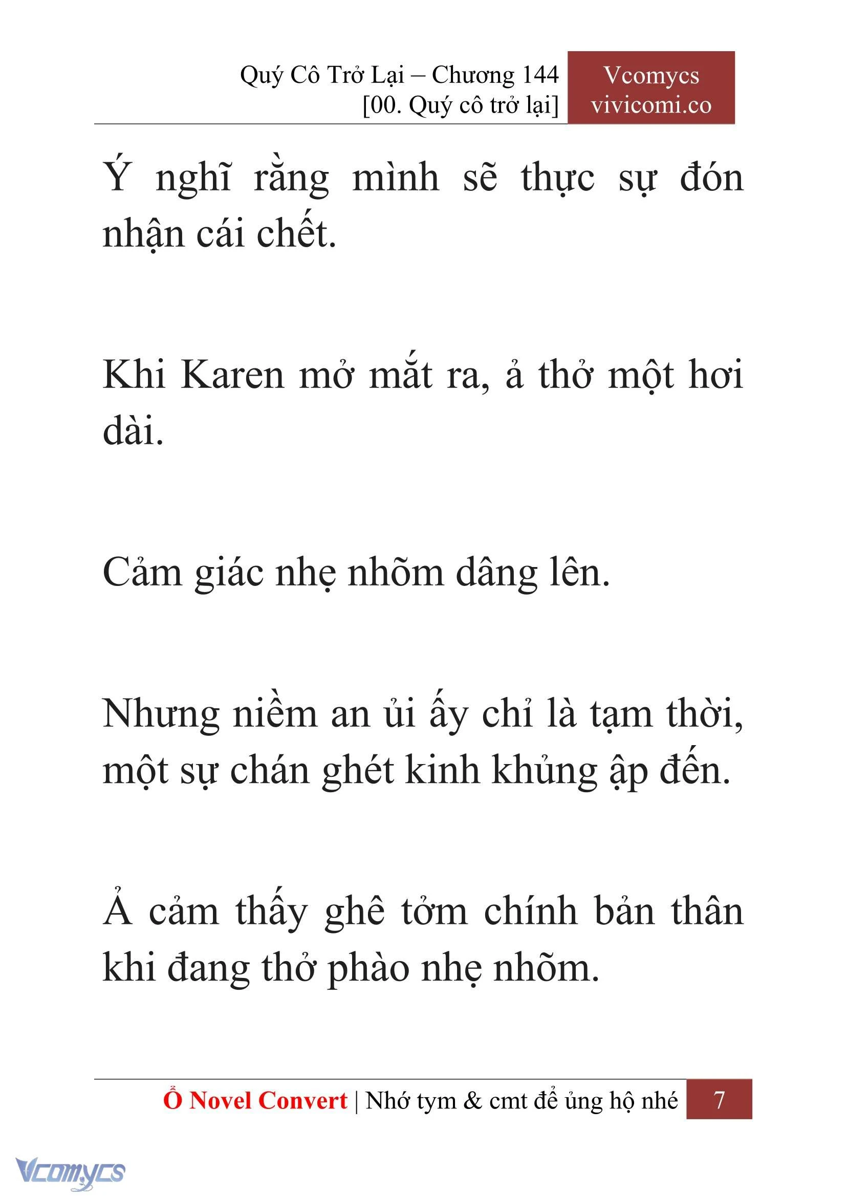 [Novel] Quý Cô Trở Lại Chapter  144 - 9