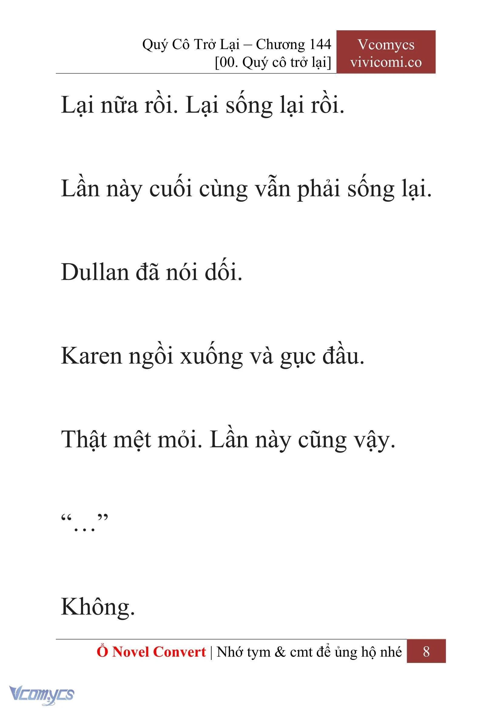 [Novel] Quý Cô Trở Lại Chapter  144 - 10