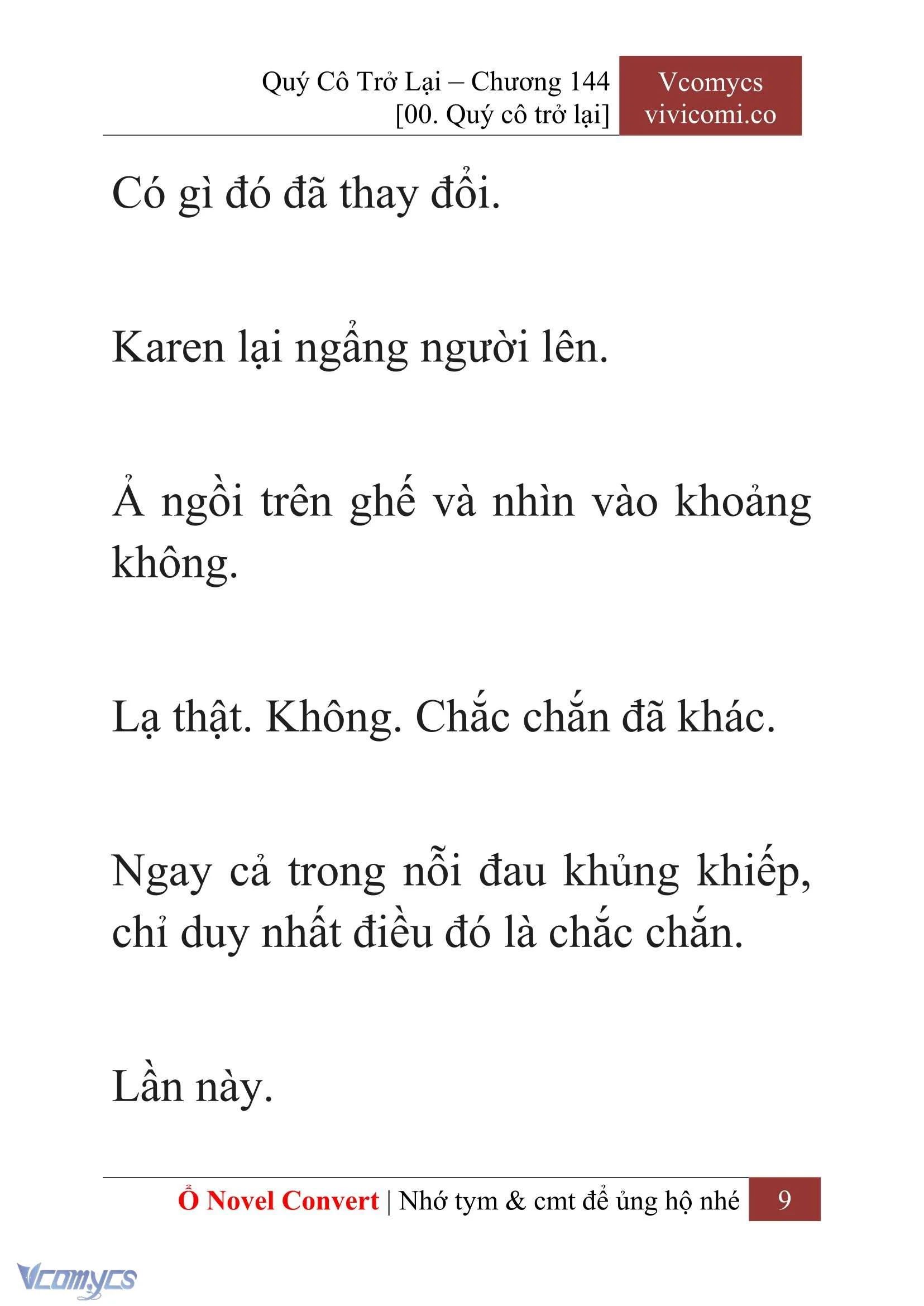 [Novel] Quý Cô Trở Lại Chapter  144 - 11