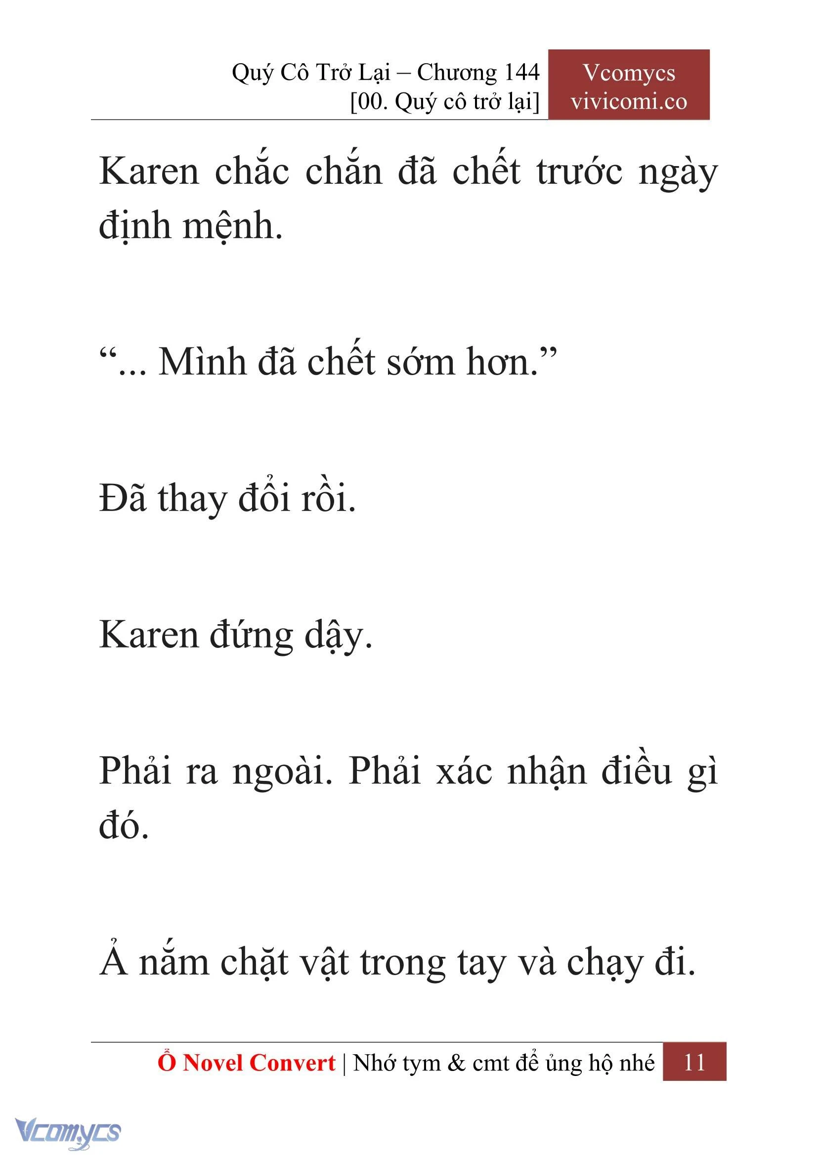 [Novel] Quý Cô Trở Lại Chapter  144 - 13