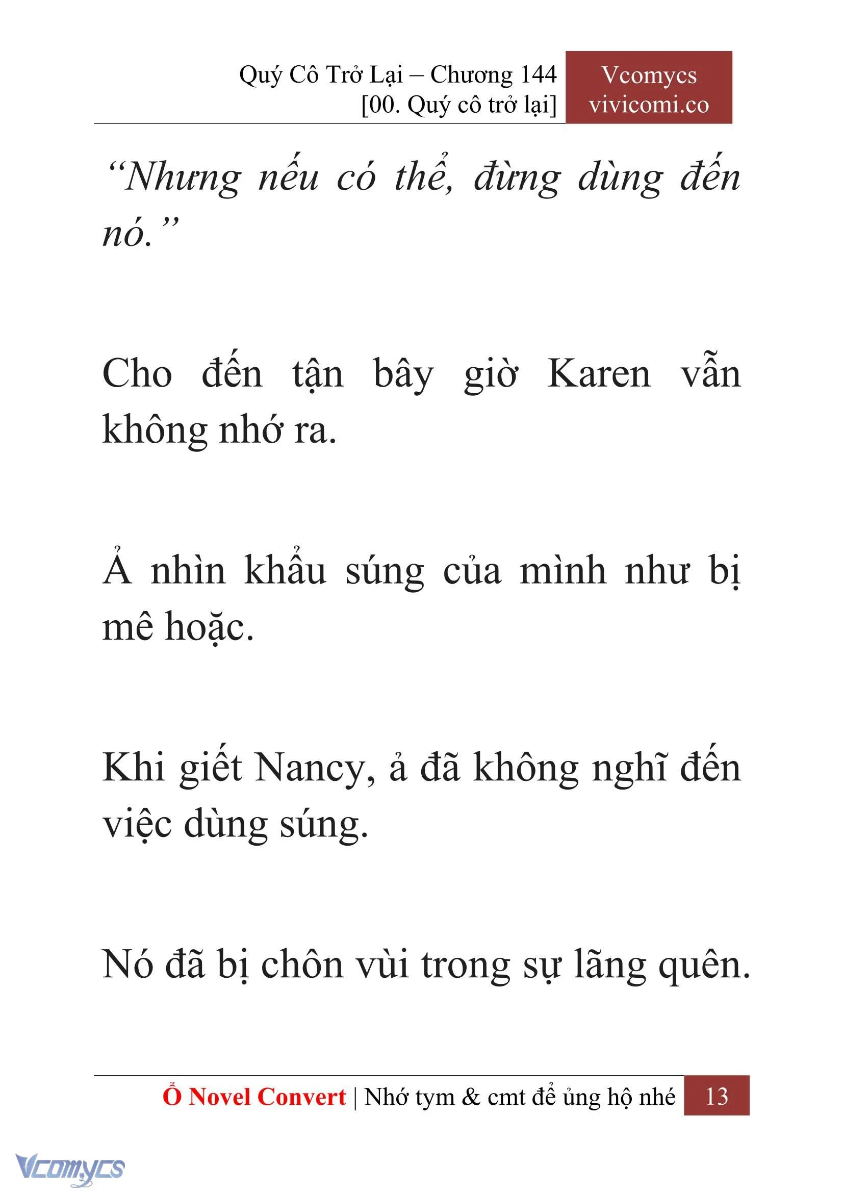[Novel] Quý Cô Trở Lại Chapter  144 - 15