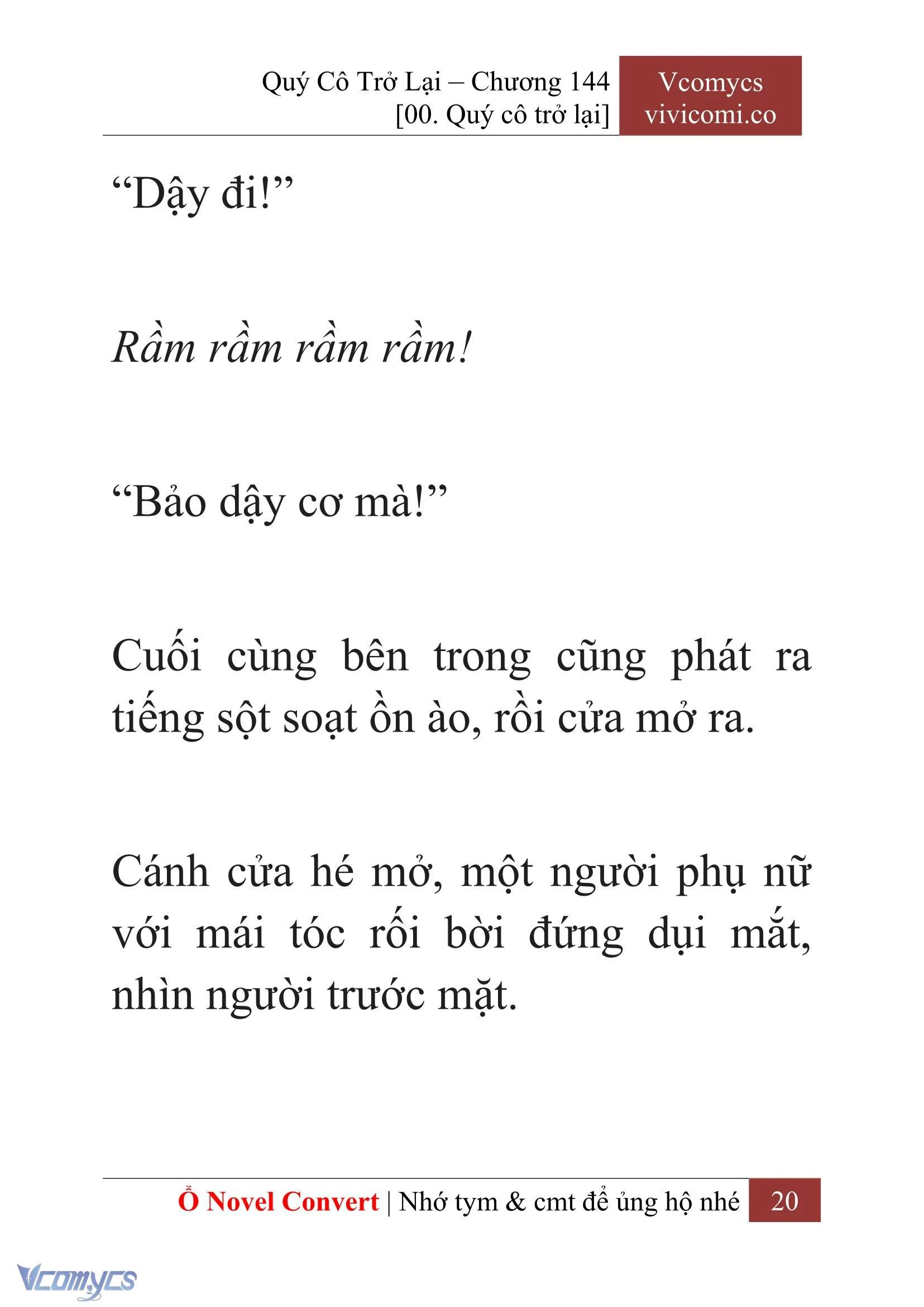 [Novel] Quý Cô Trở Lại Chapter  144 - 22