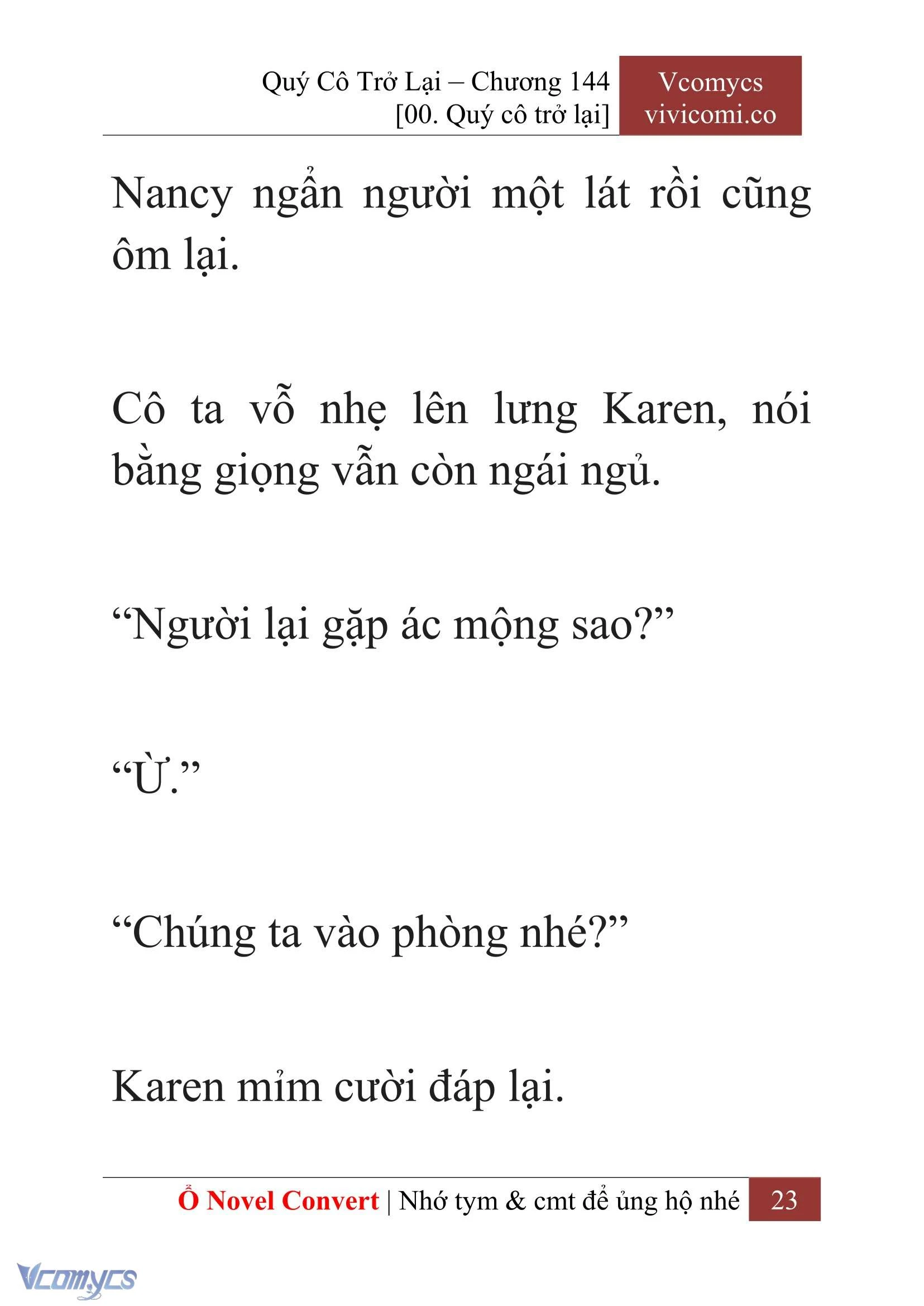 [Novel] Quý Cô Trở Lại Chapter  144 - 25