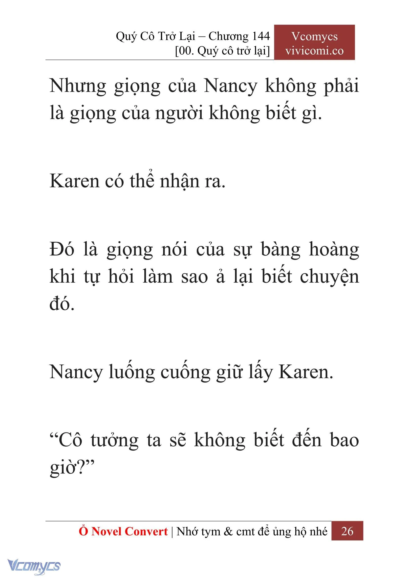 [Novel] Quý Cô Trở Lại Chapter  144 - 28