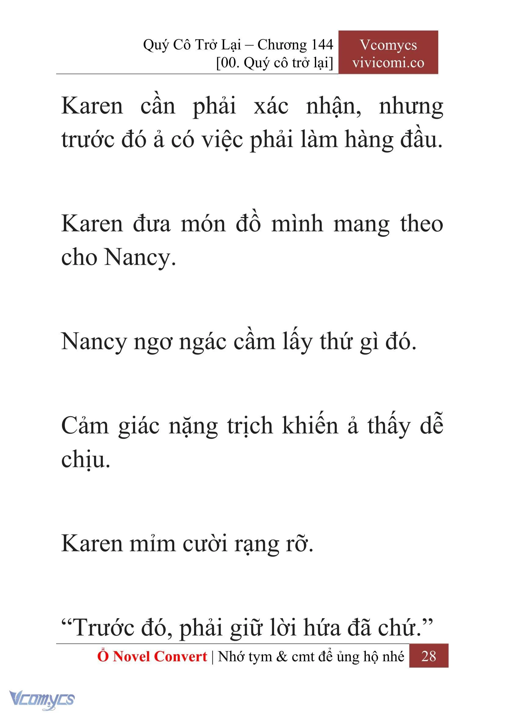 [Novel] Quý Cô Trở Lại Chapter  144 - 30