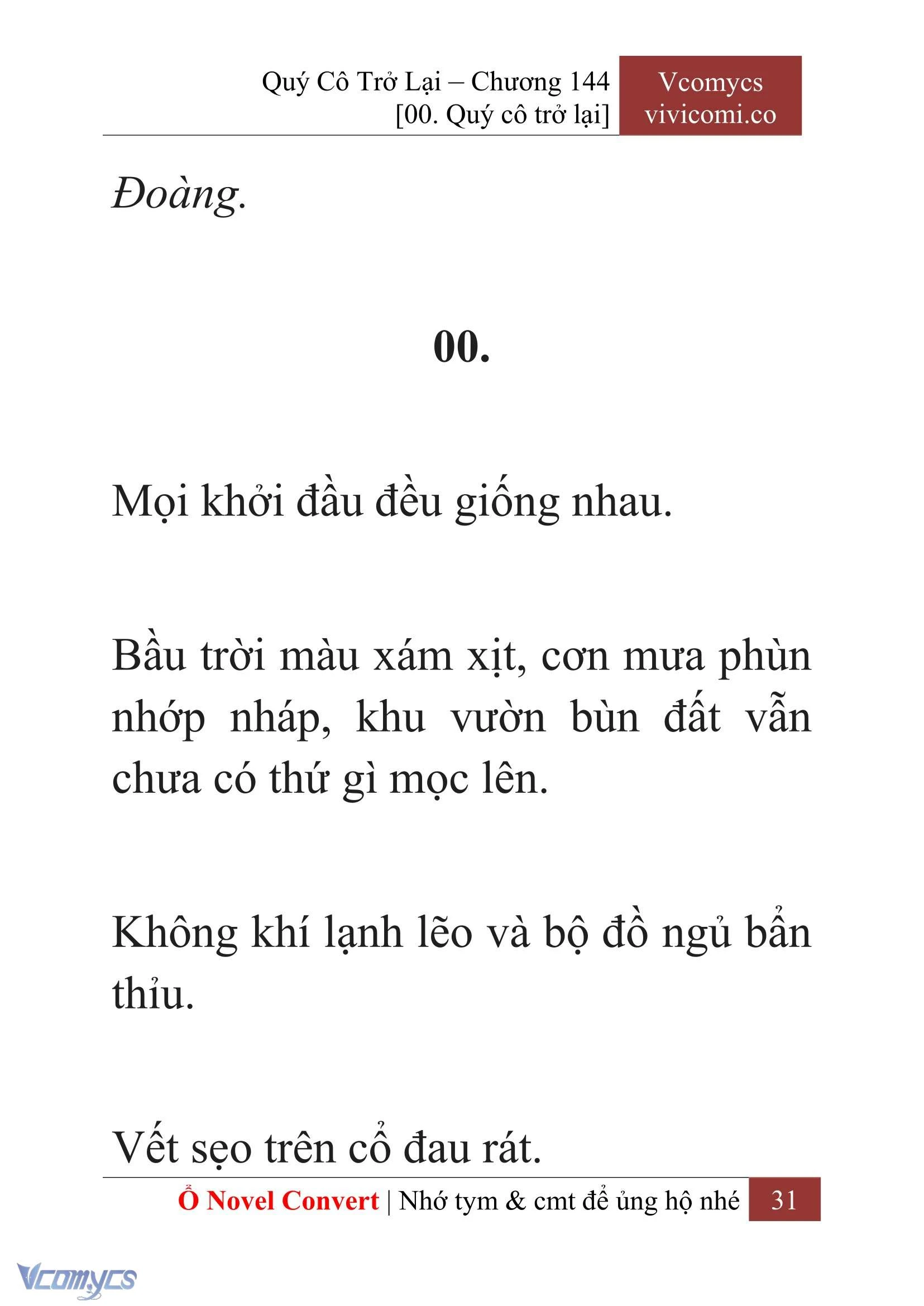 [Novel] Quý Cô Trở Lại Chapter  144 - 33