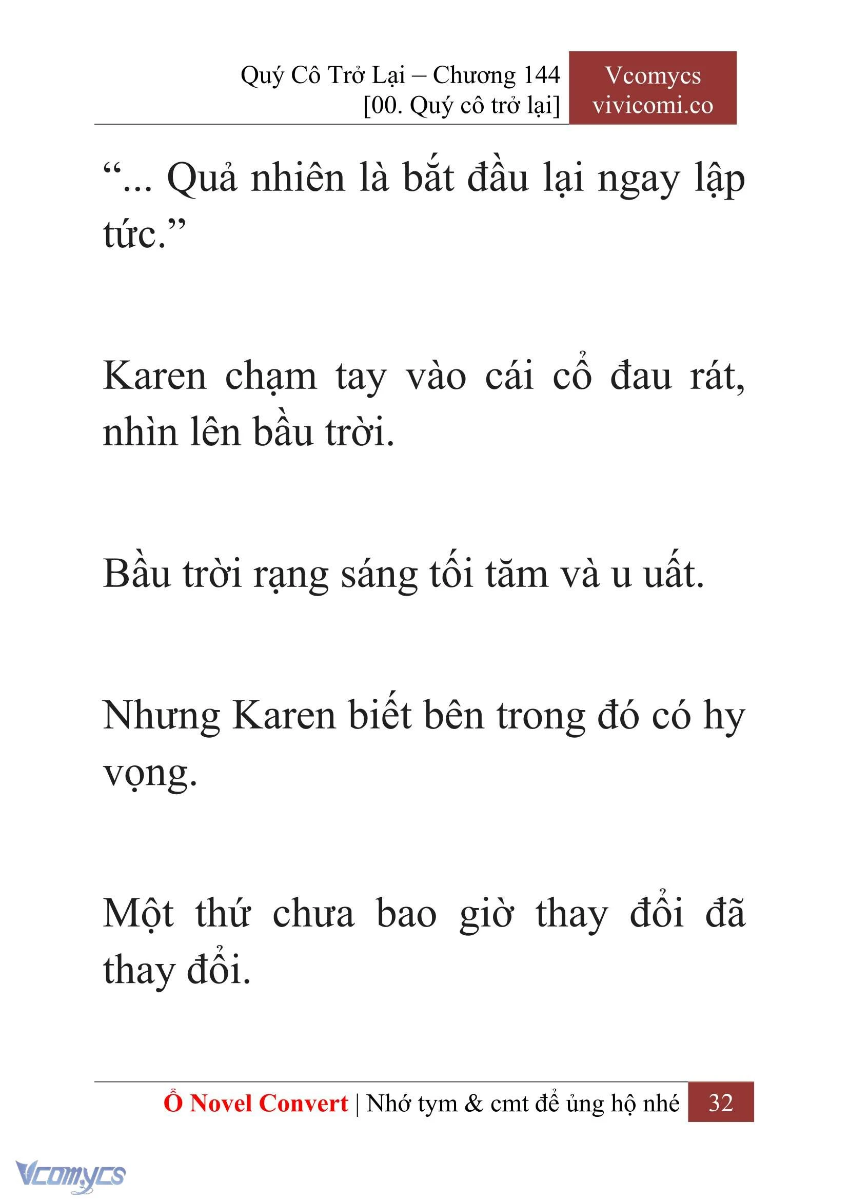 [Novel] Quý Cô Trở Lại Chapter  144 - 34