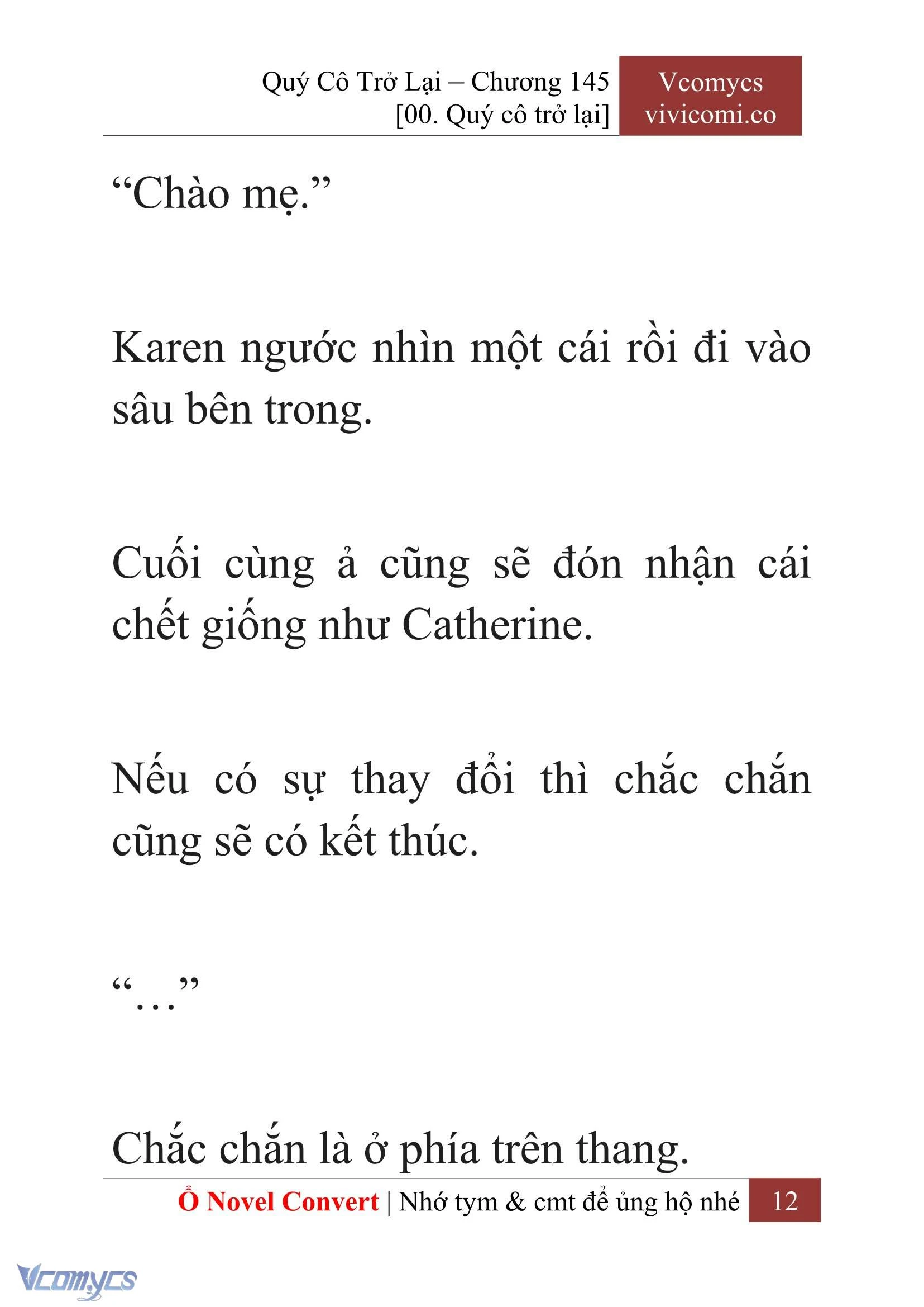 [Novel] Quý Cô Trở Lại Chapter  145 - 14