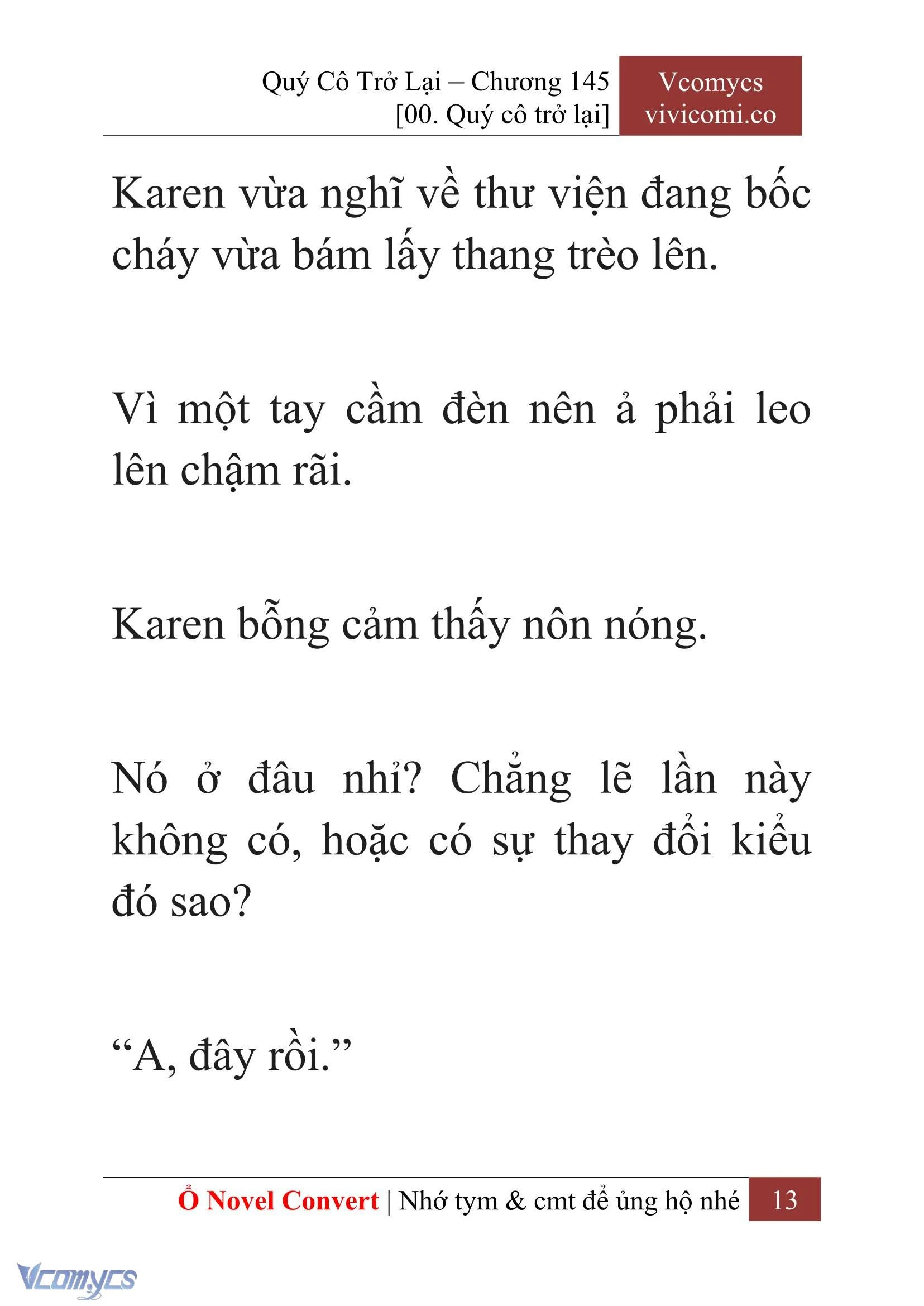 [Novel] Quý Cô Trở Lại Chapter  145 - 15