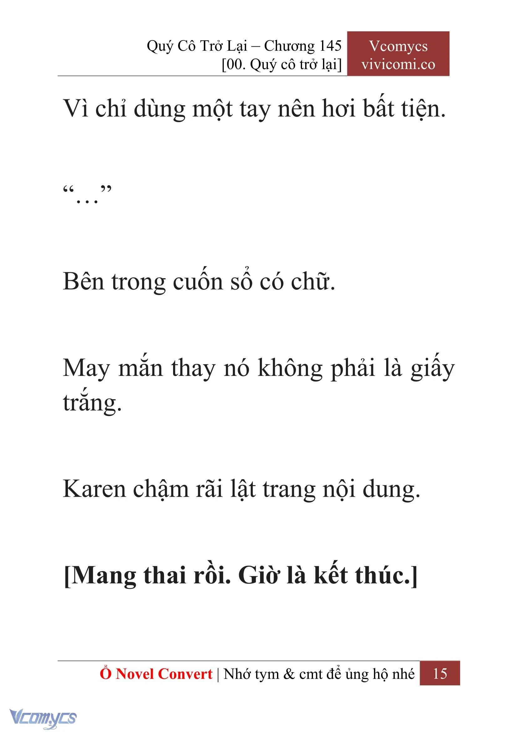 [Novel] Quý Cô Trở Lại Chapter  145 - 17