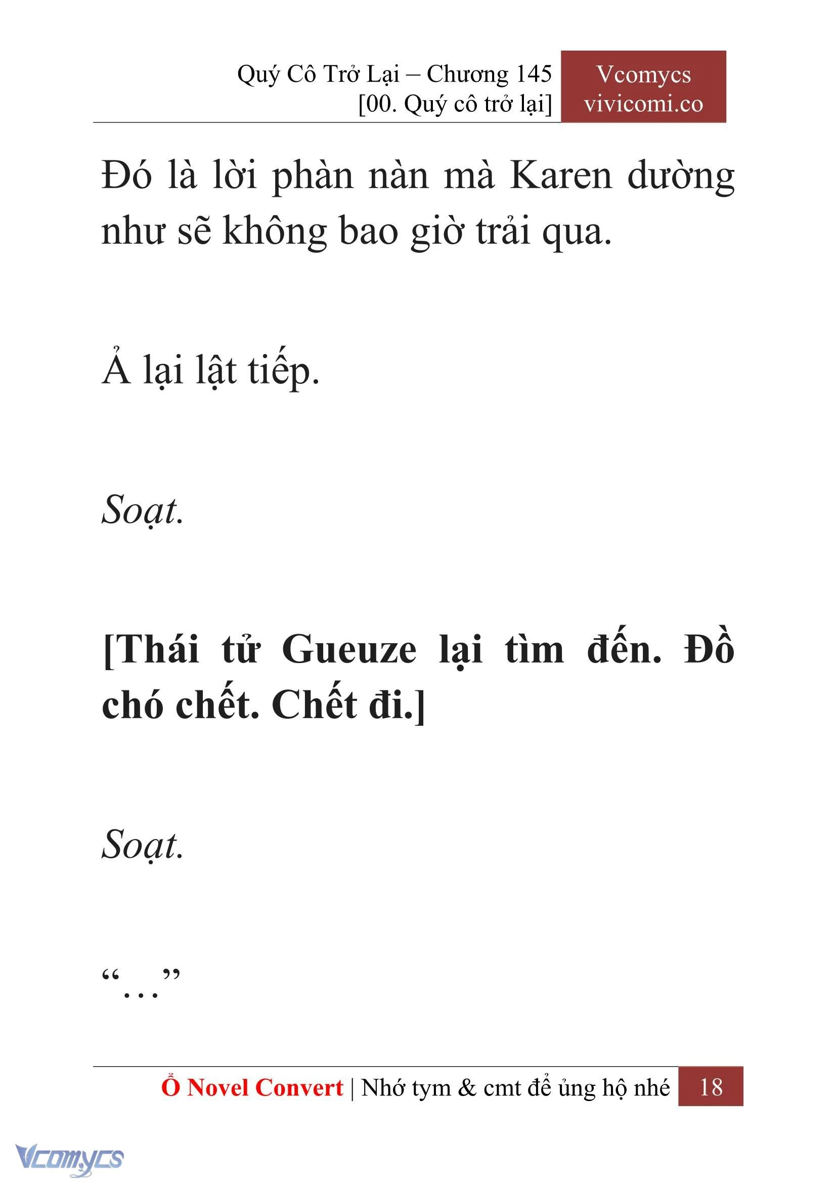 [Novel] Quý Cô Trở Lại Chapter  145 - 20