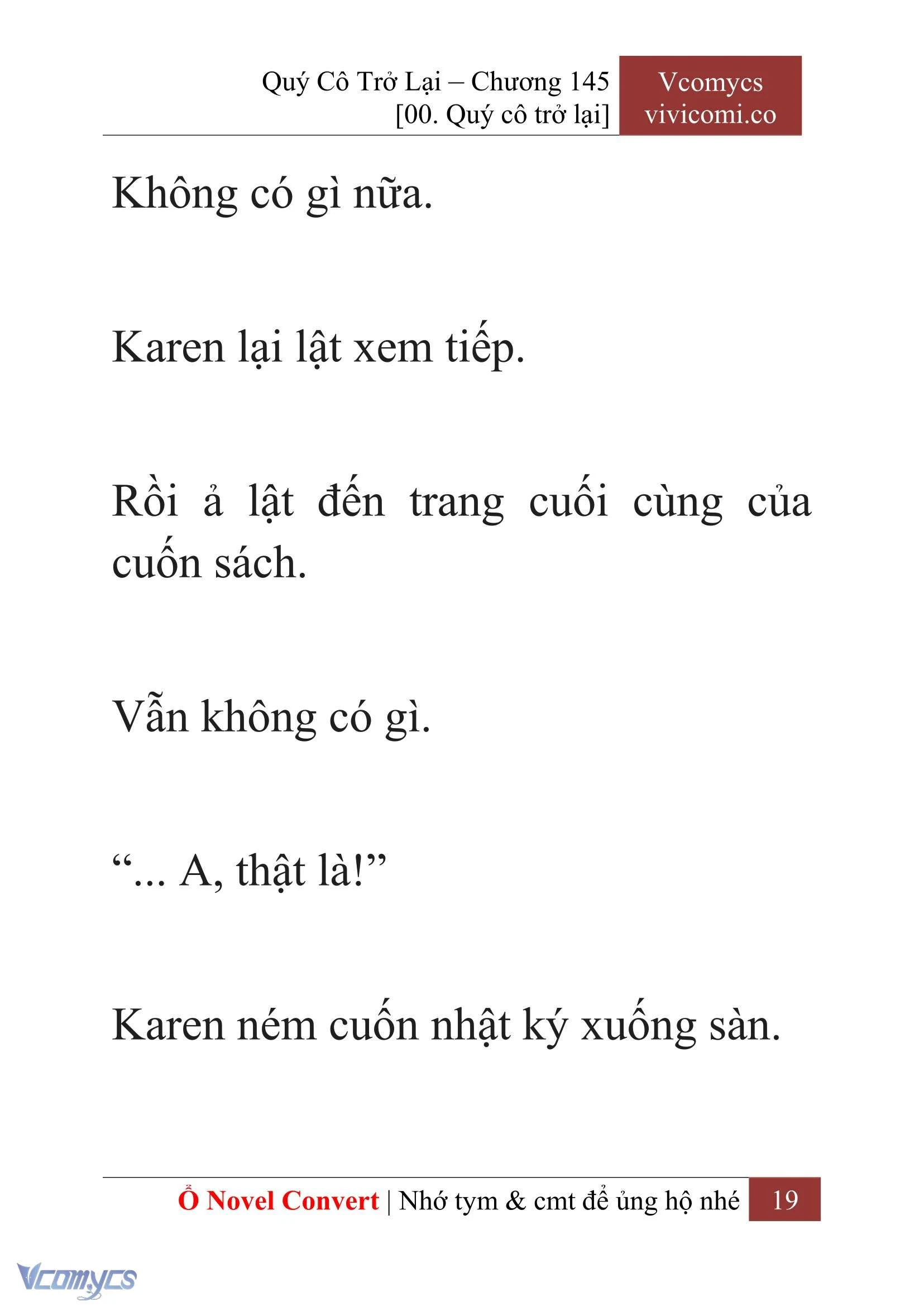 [Novel] Quý Cô Trở Lại Chapter  145 - 21