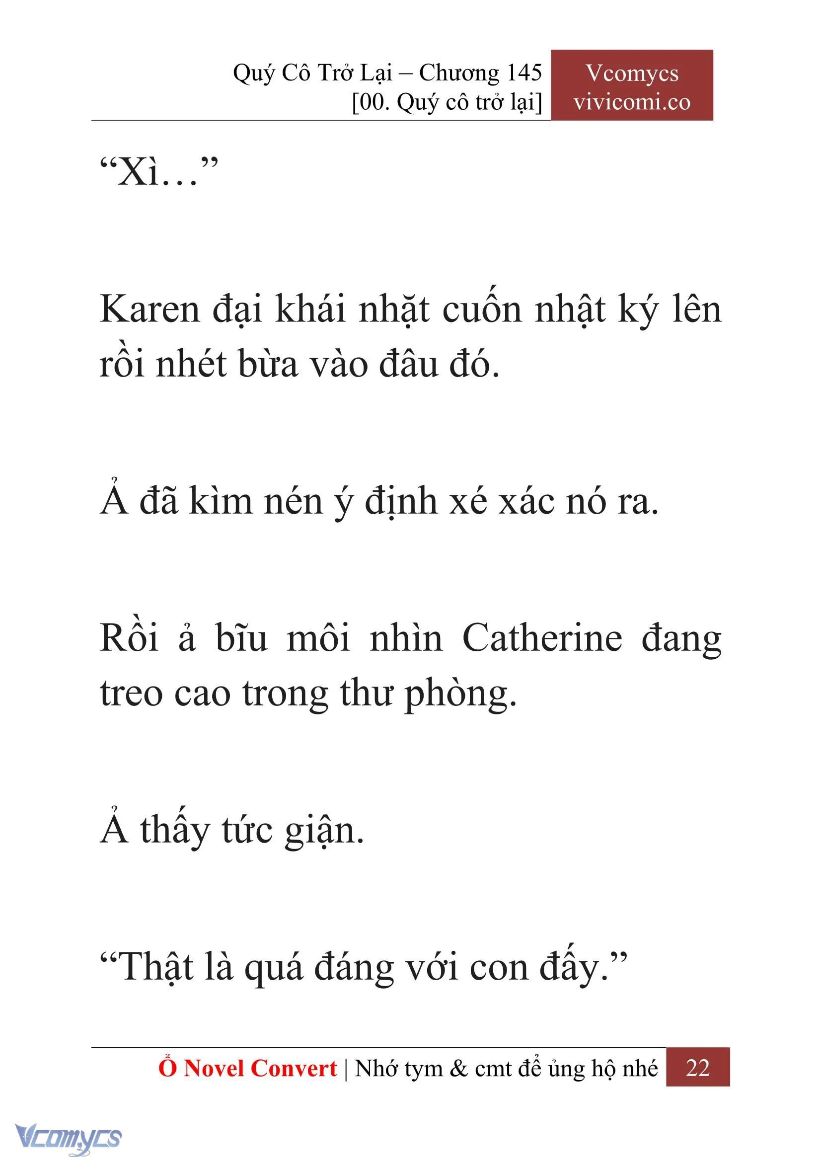 [Novel] Quý Cô Trở Lại Chapter  145 - 24