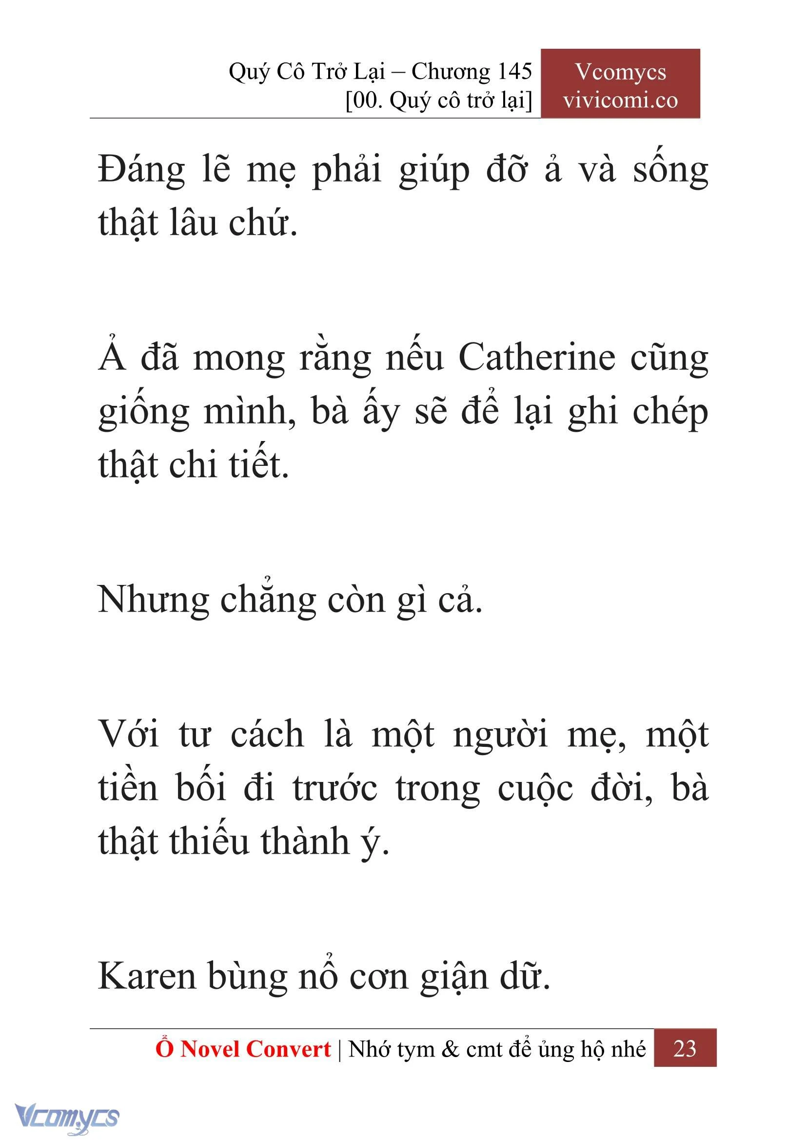 [Novel] Quý Cô Trở Lại Chapter  145 - 25