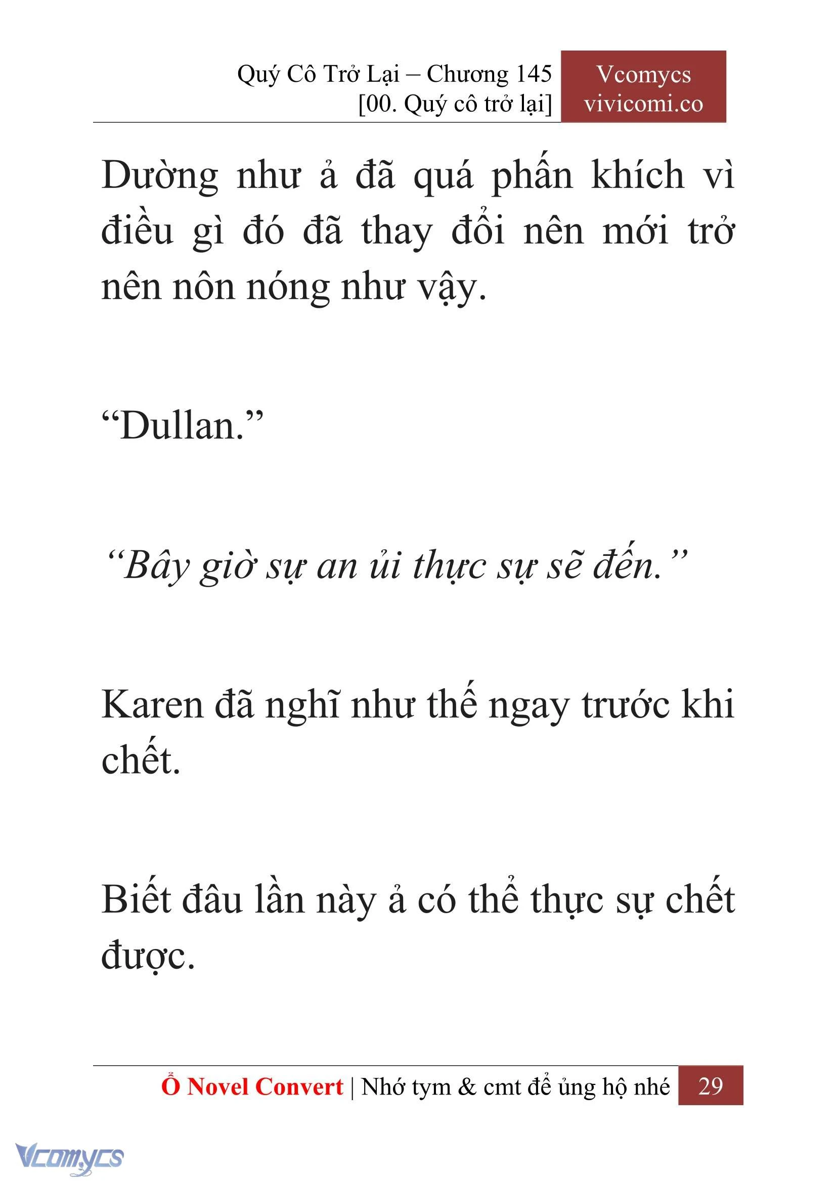 [Novel] Quý Cô Trở Lại Chapter  145 - 31