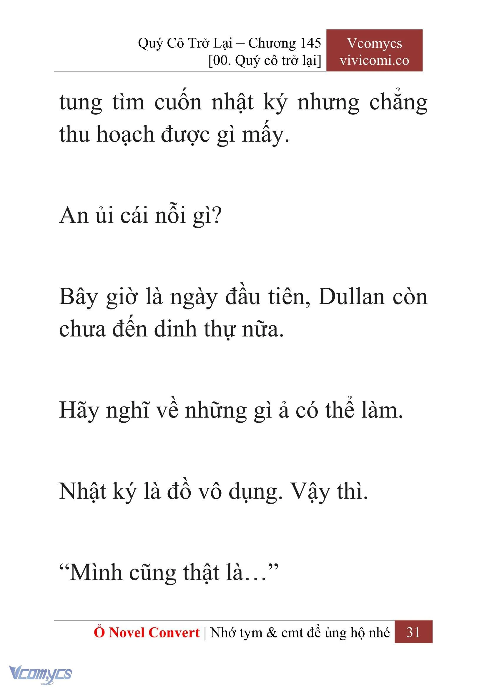 [Novel] Quý Cô Trở Lại Chapter  145 - 33