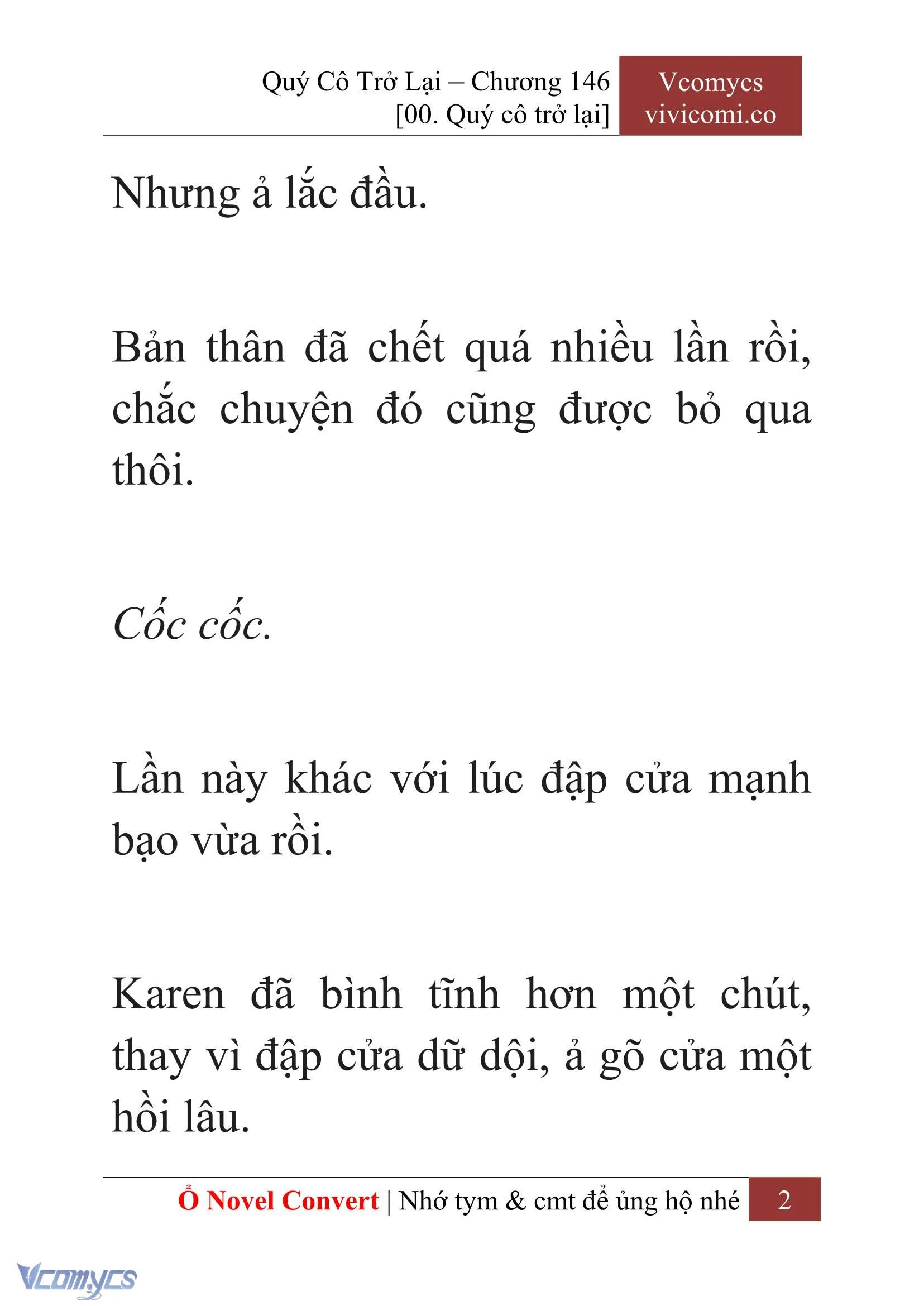 [Novel] Quý Cô Trở Lại Chapter  146 - 4