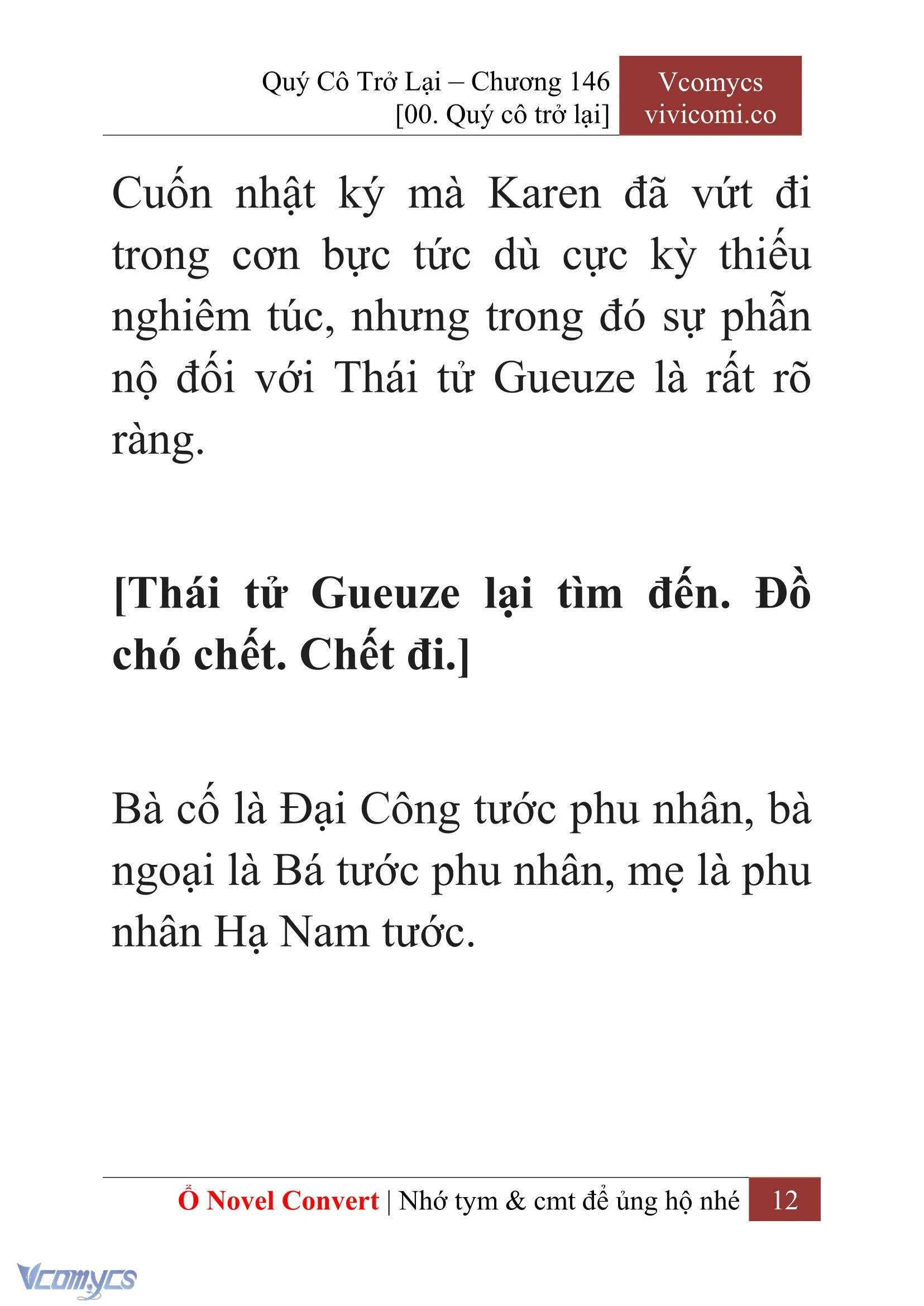 [Novel] Quý Cô Trở Lại Chapter  146 - 14