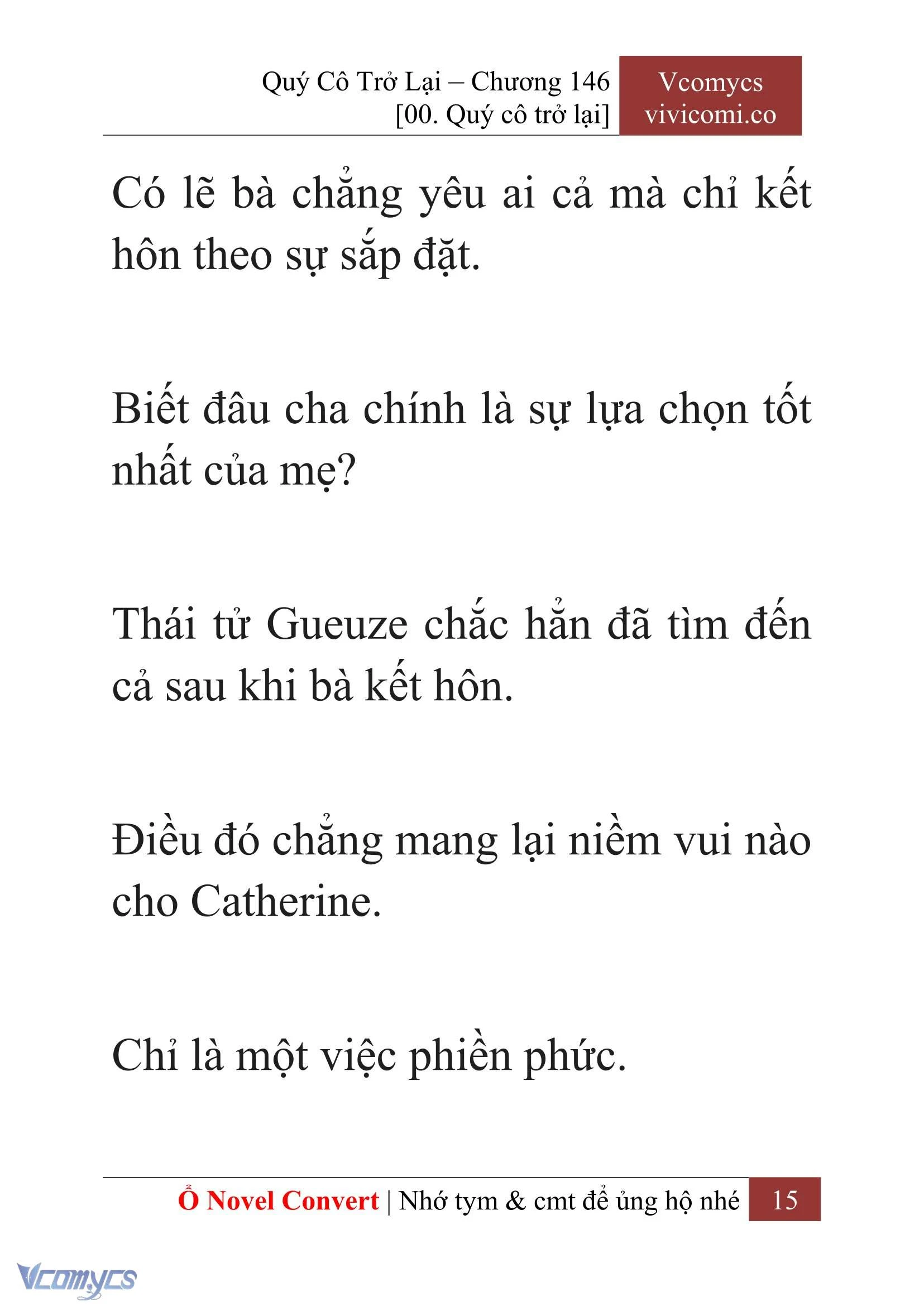 [Novel] Quý Cô Trở Lại Chapter  146 - 17