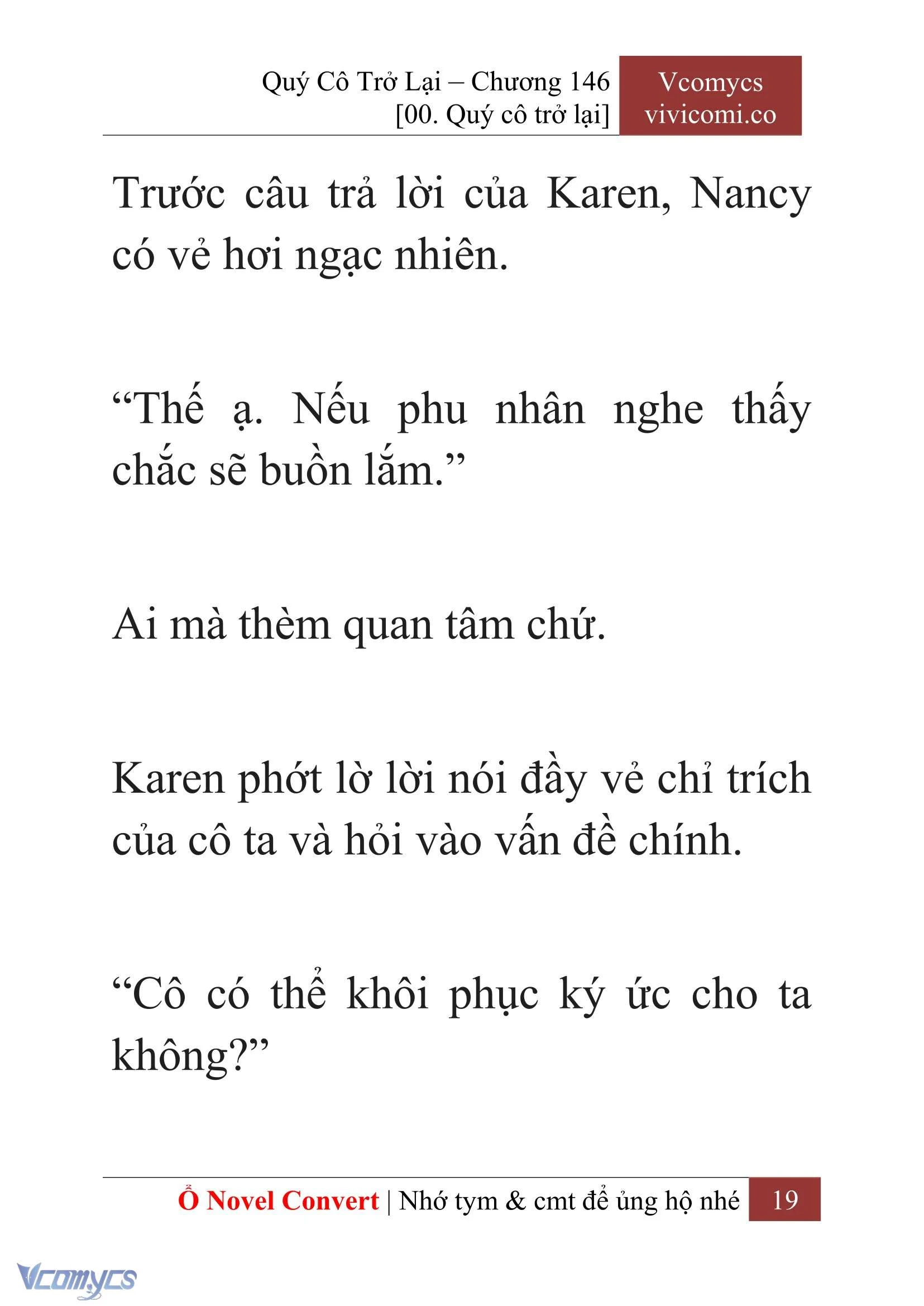 [Novel] Quý Cô Trở Lại Chapter  146 - 21