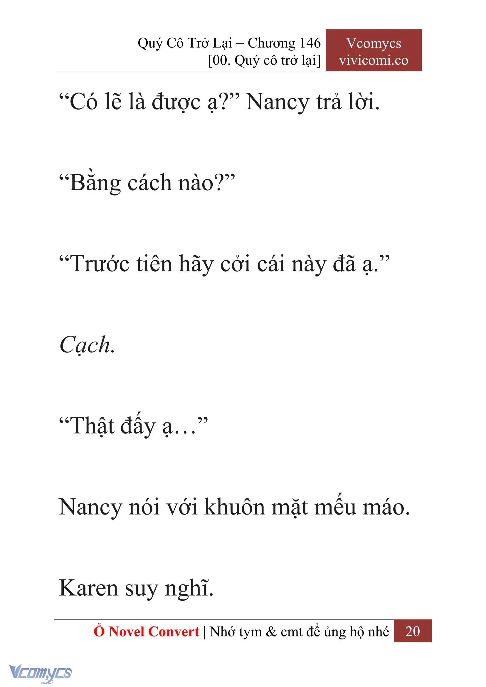 [Novel] Quý Cô Trở Lại Chapter  146 - 22