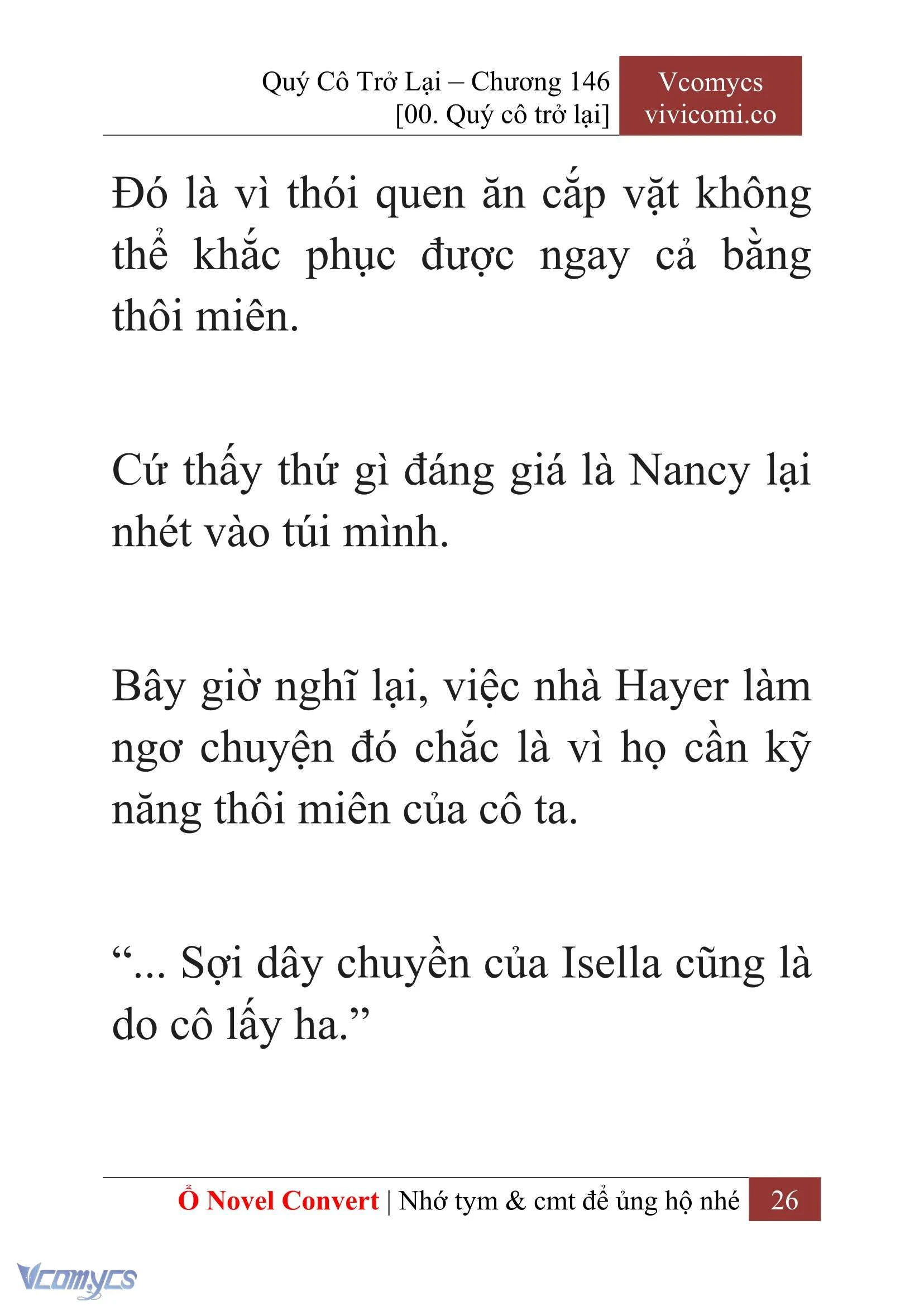 [Novel] Quý Cô Trở Lại Chapter  146 - 28
