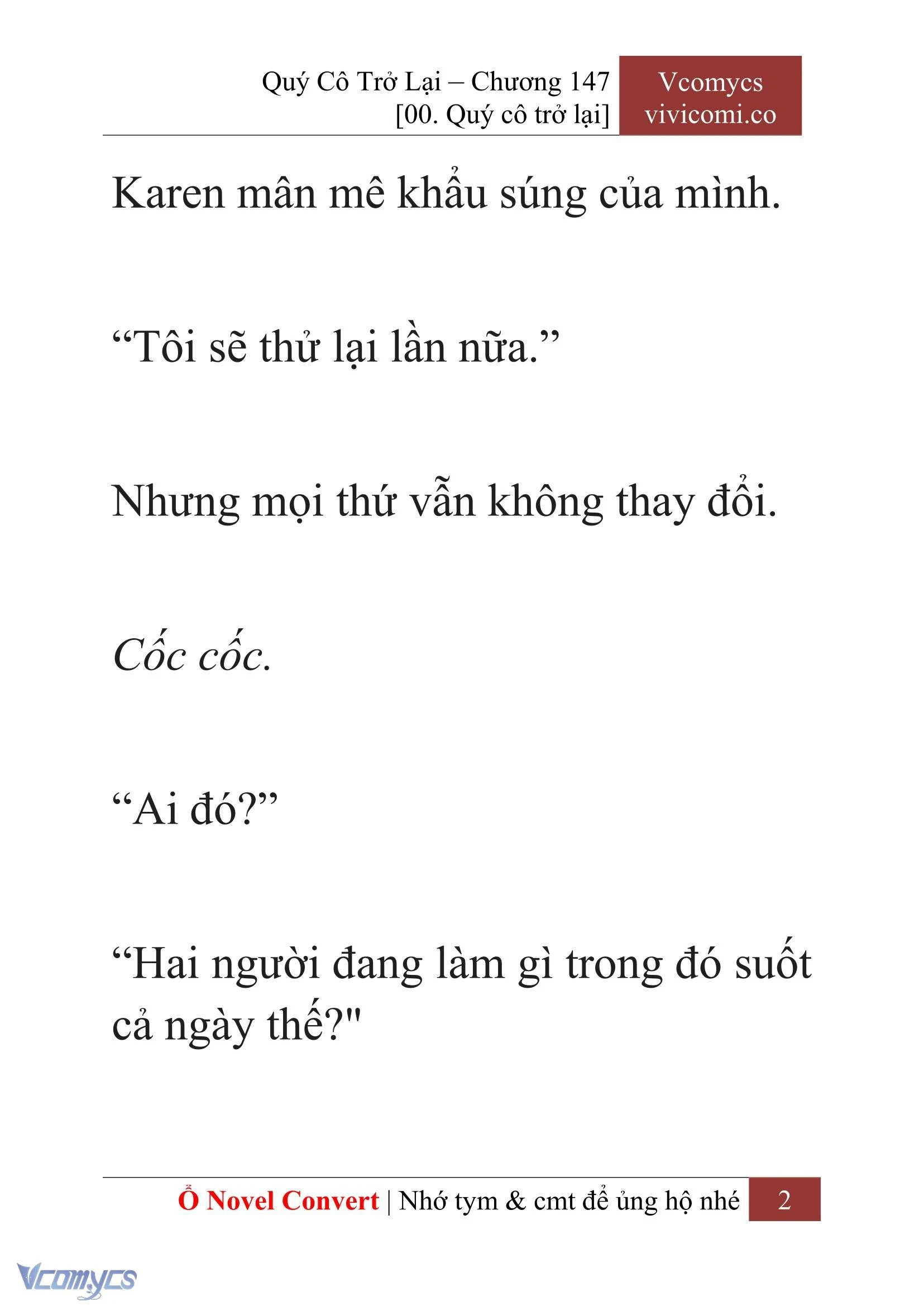 [Novel] Quý Cô Trở Lại Chapter  147 - 4