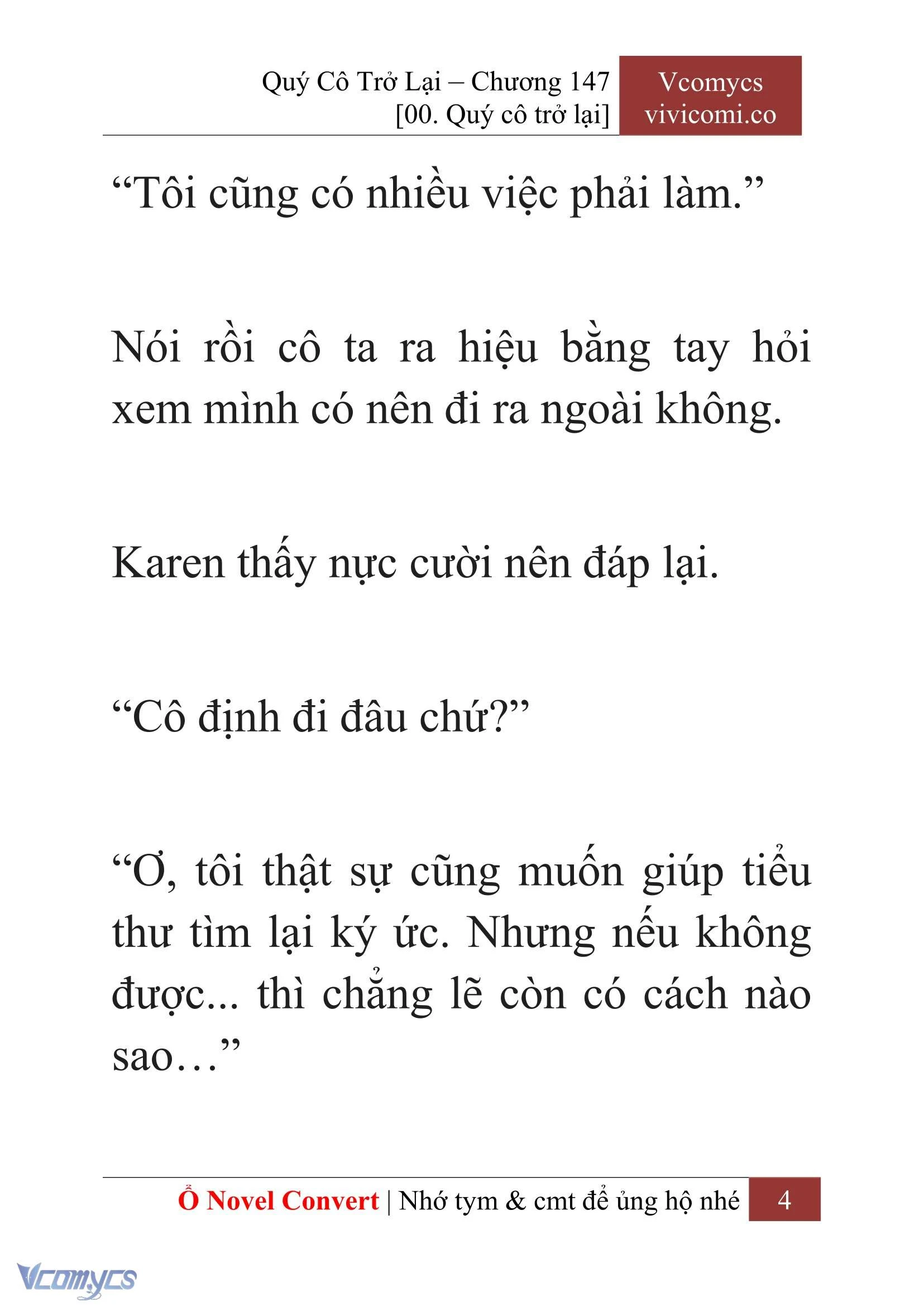 [Novel] Quý Cô Trở Lại Chapter  147 - 6