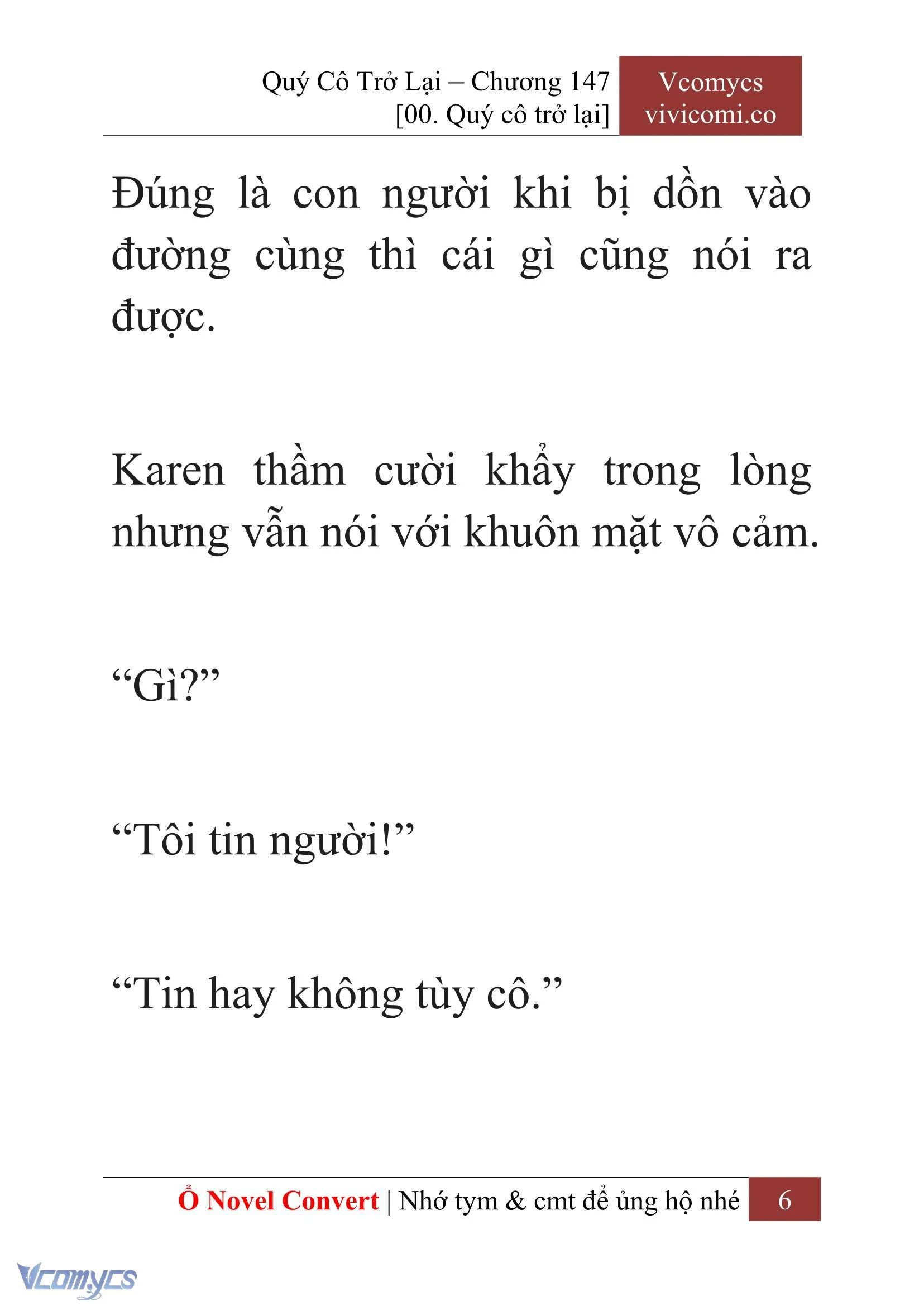 [Novel] Quý Cô Trở Lại Chapter  147 - 8