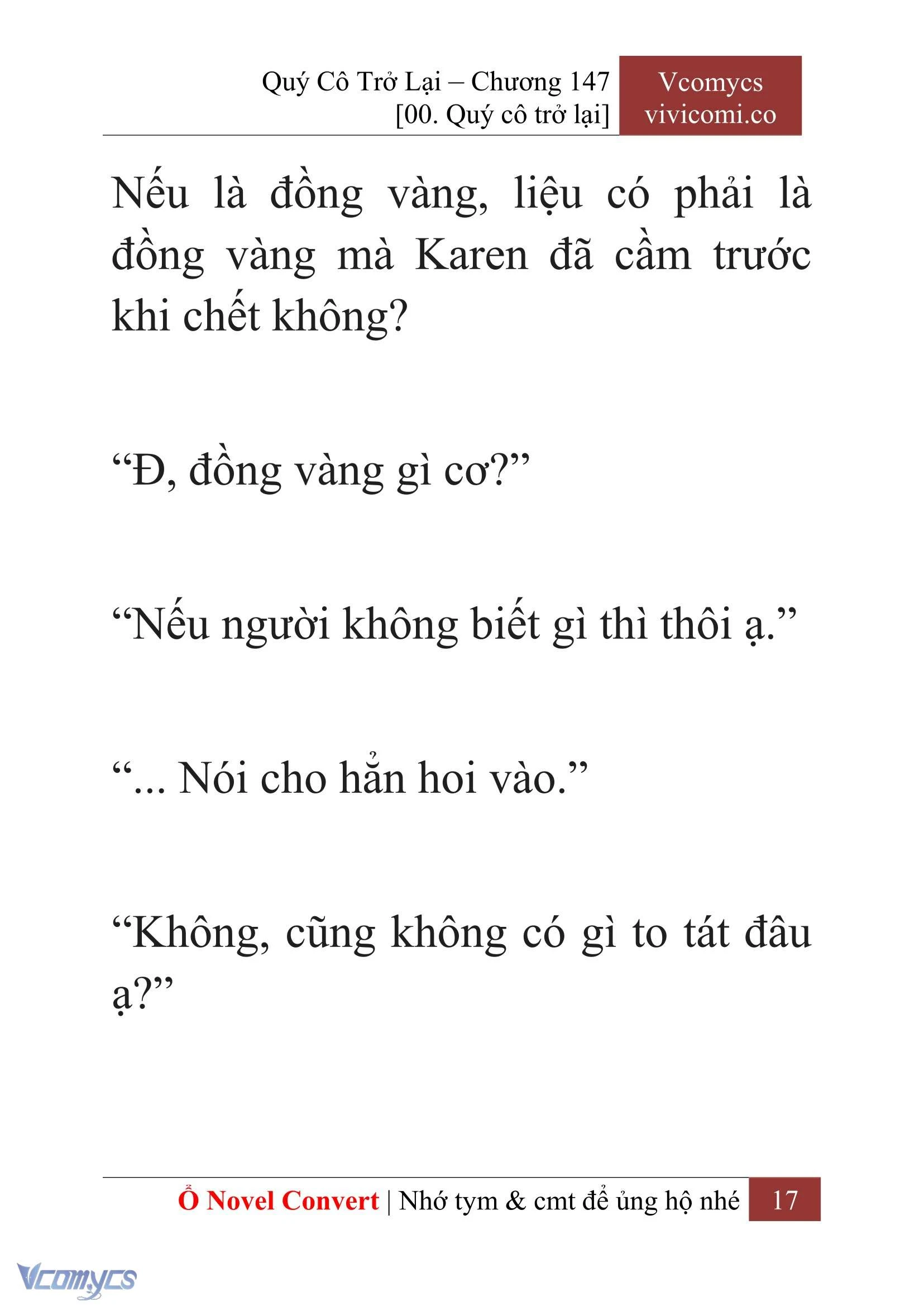 [Novel] Quý Cô Trở Lại Chapter  147 - 19