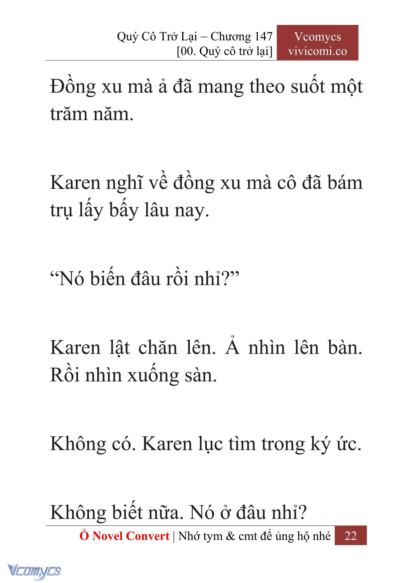 [Novel] Quý Cô Trở Lại Chapter  147 - 24