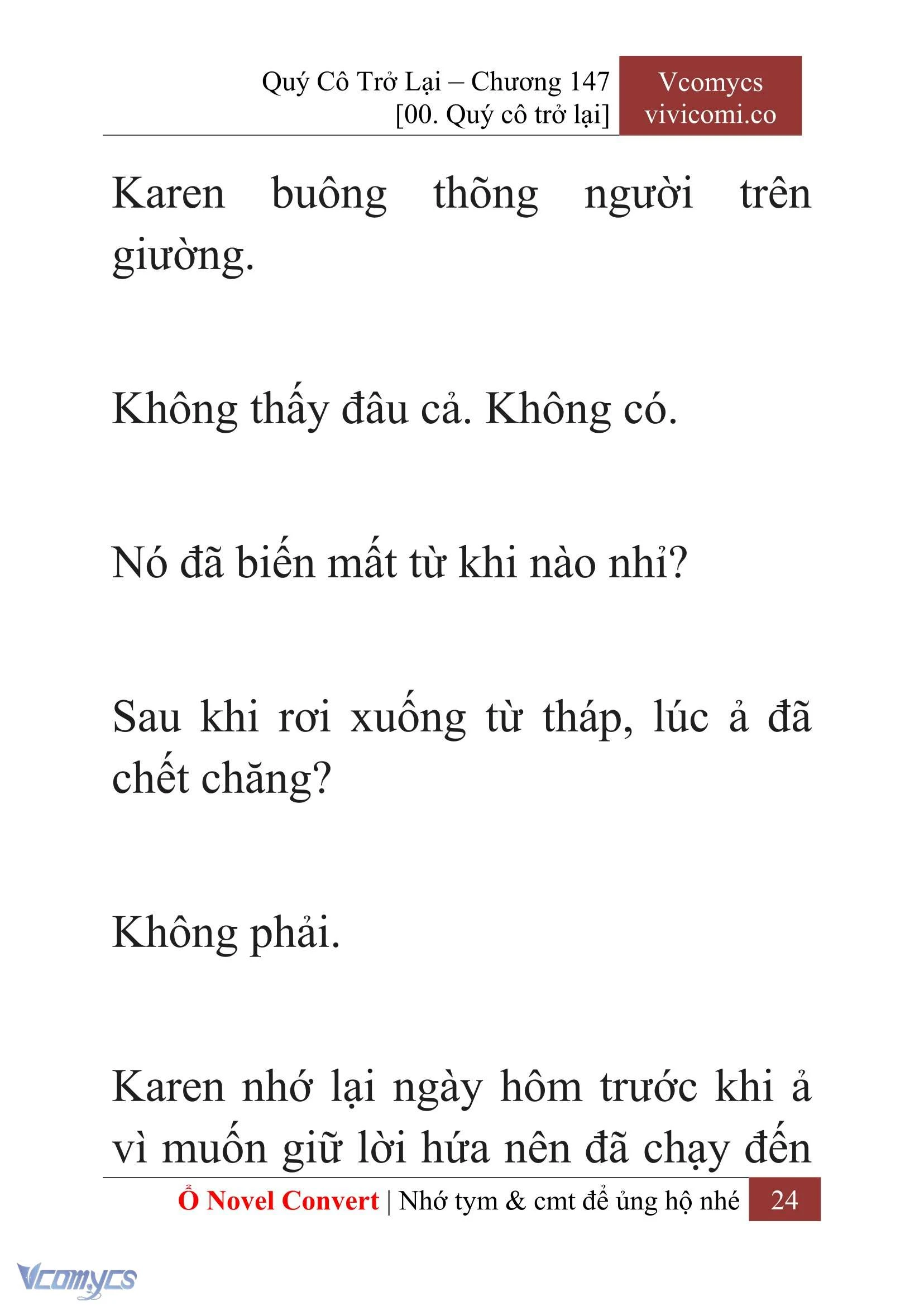 [Novel] Quý Cô Trở Lại Chapter  147 - 26