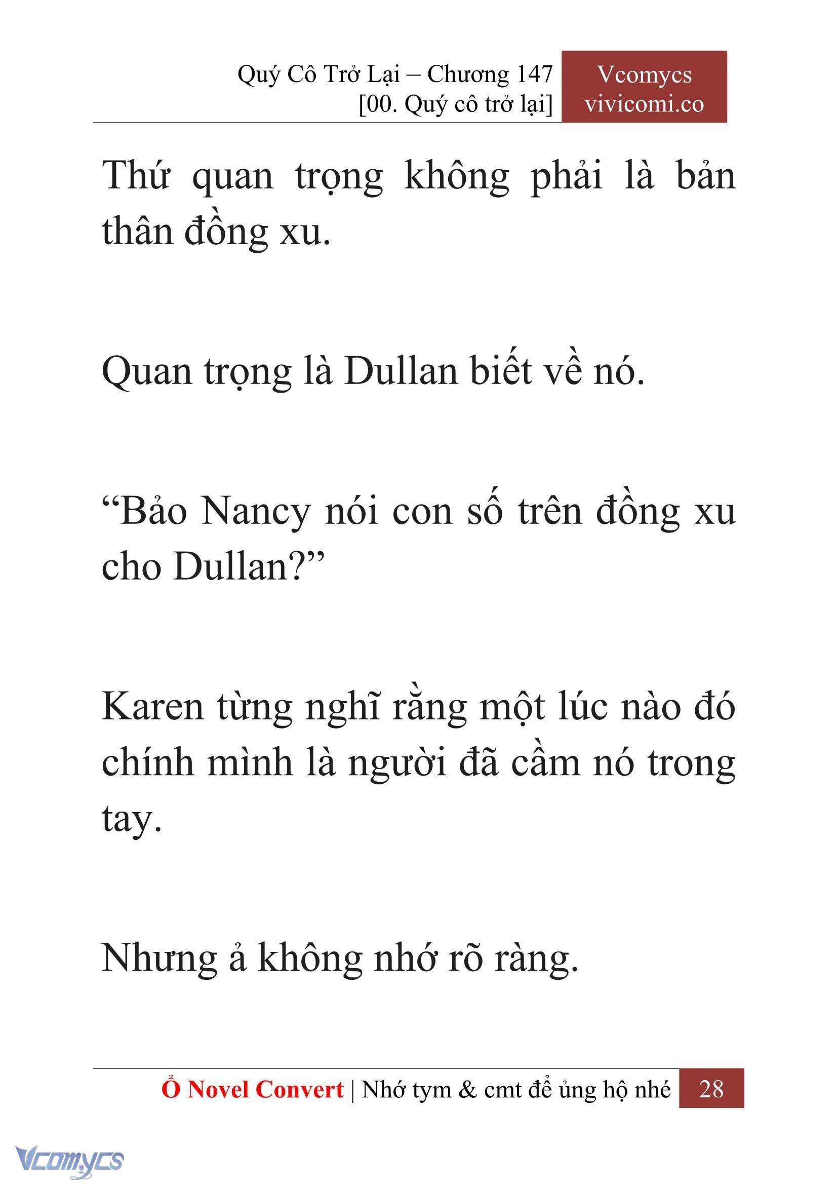 [Novel] Quý Cô Trở Lại Chapter  147 - 30