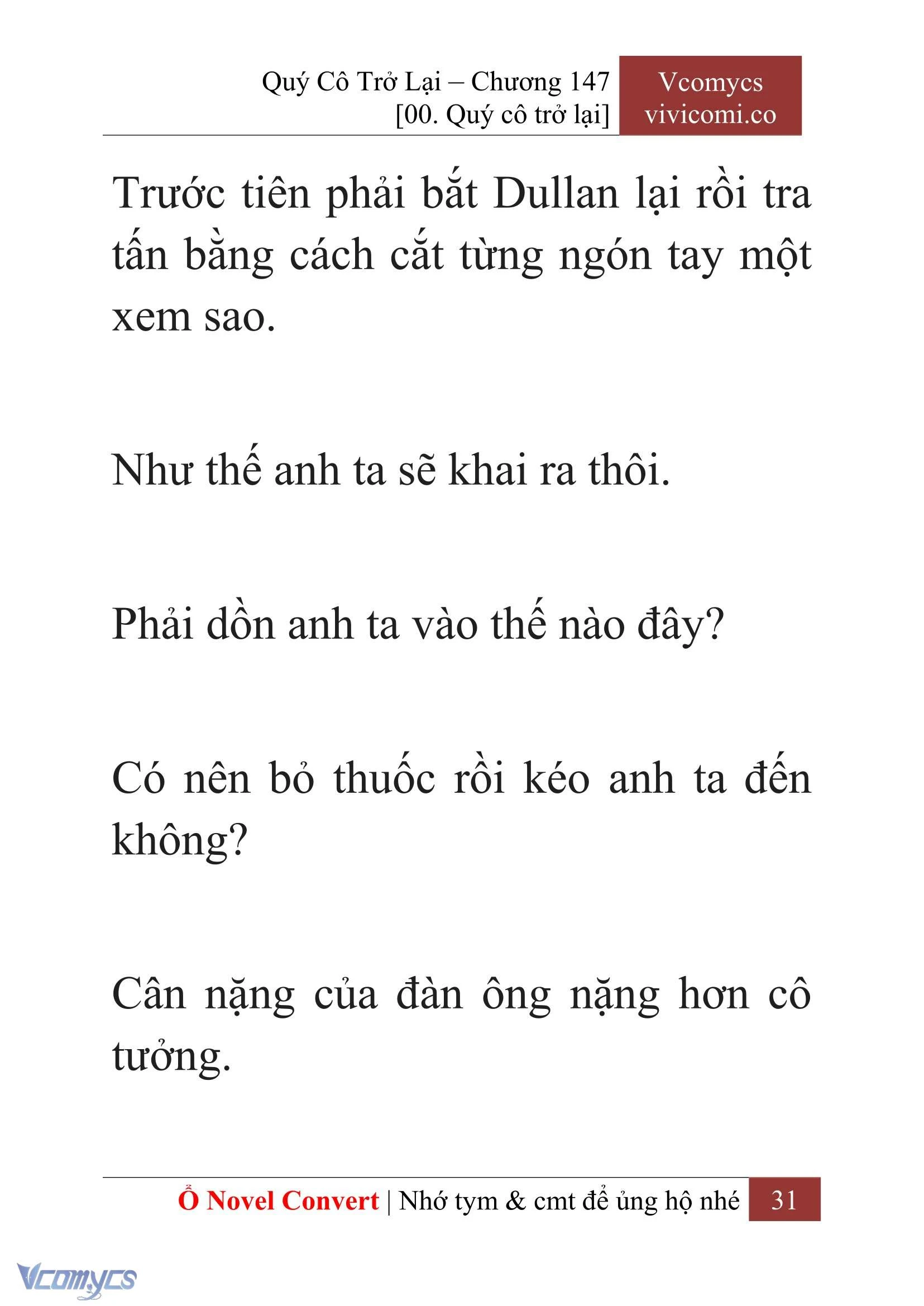 [Novel] Quý Cô Trở Lại Chapter  147 - 33