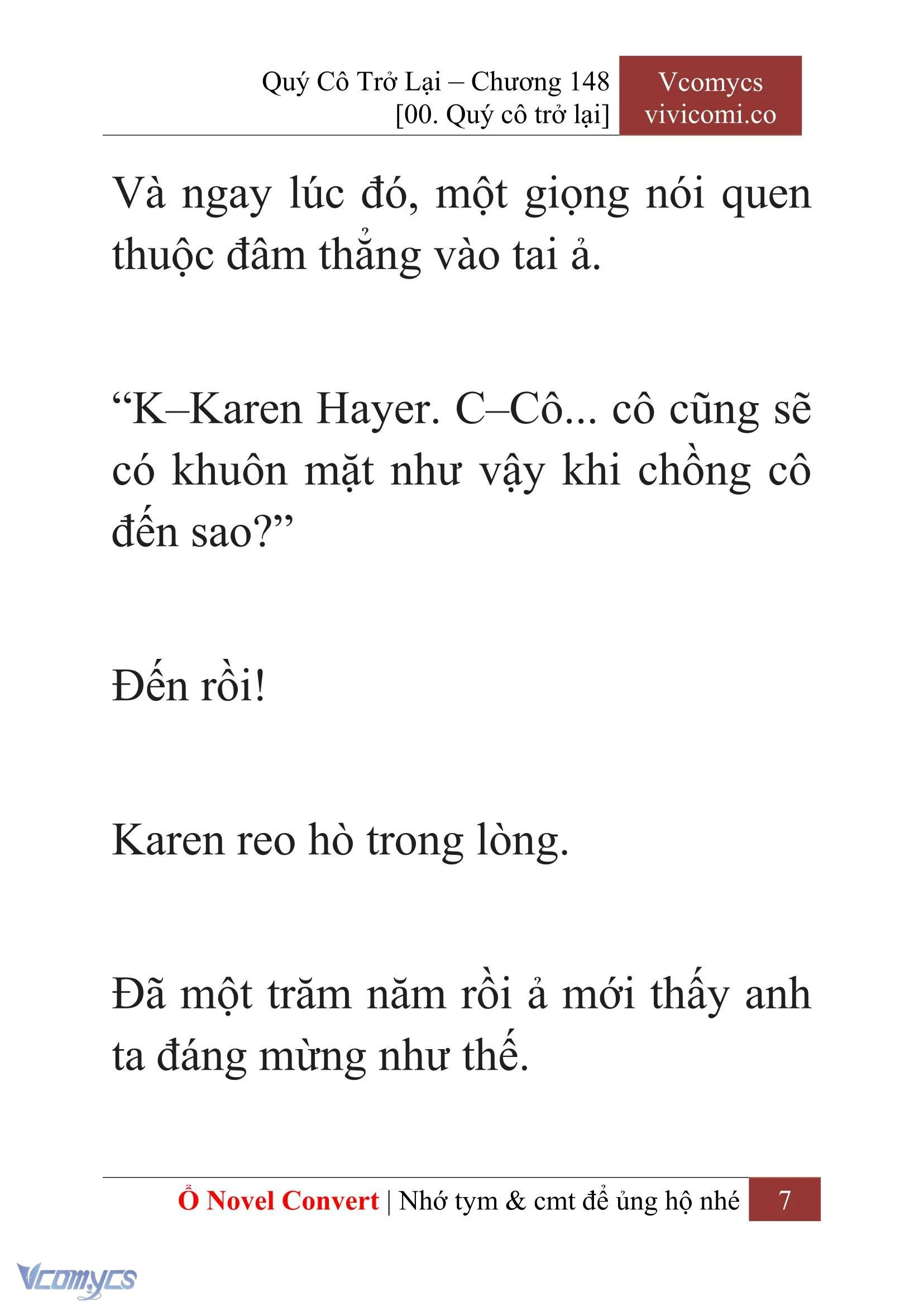 [Novel] Quý Cô Trở Lại Chapter  148 - 9