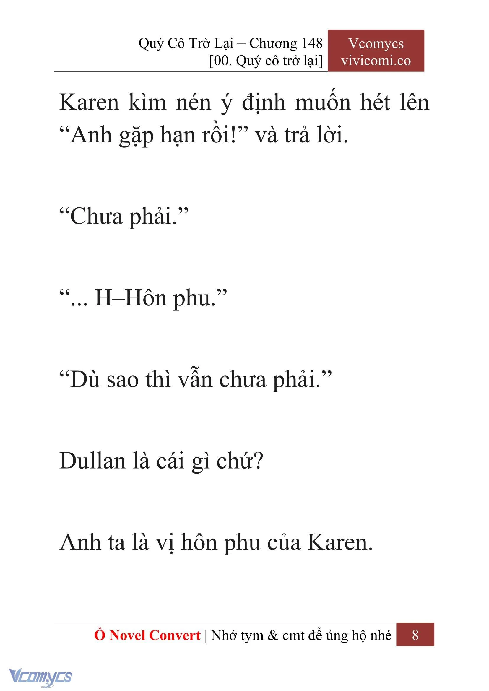 [Novel] Quý Cô Trở Lại Chapter  148 - 10