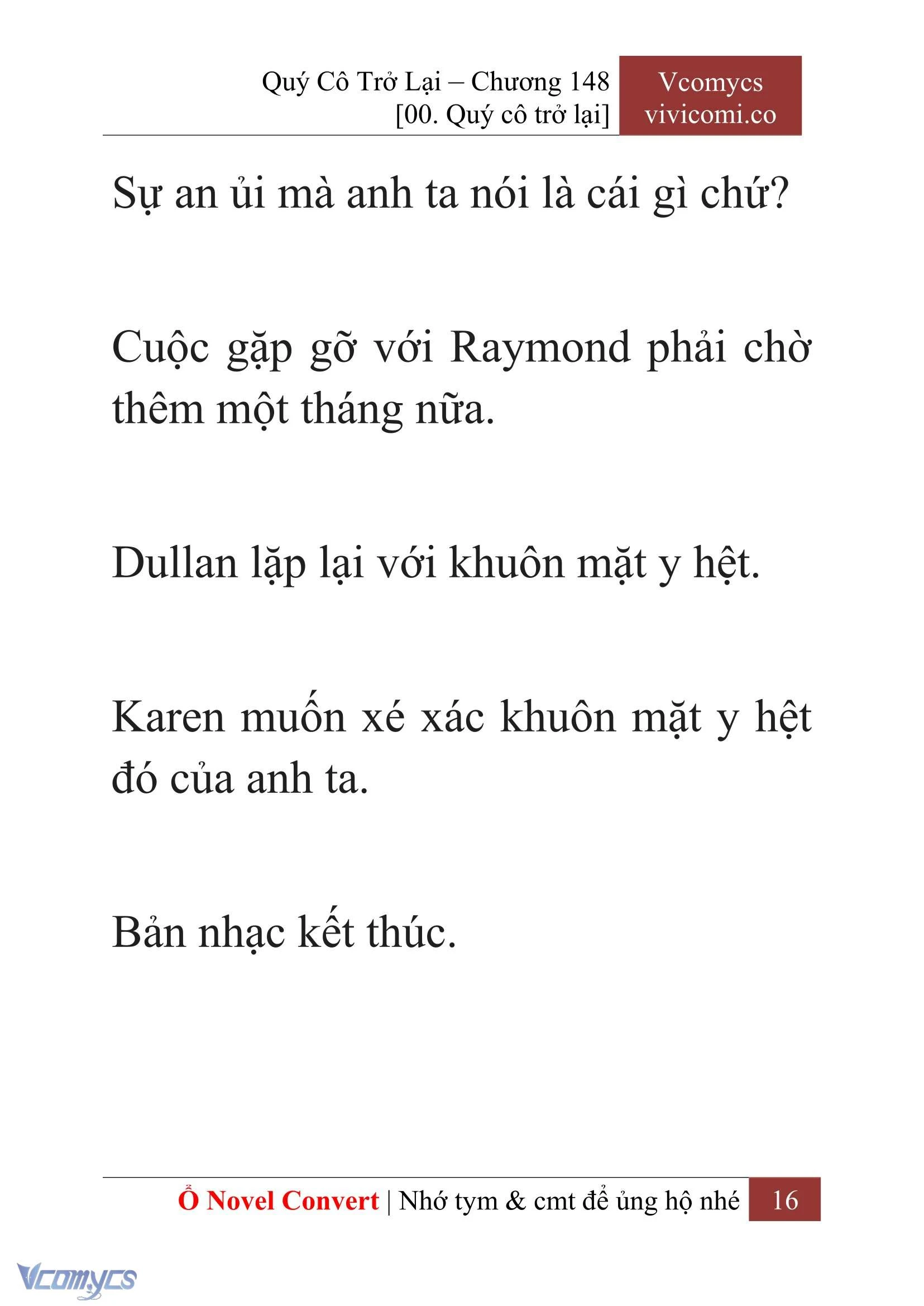 [Novel] Quý Cô Trở Lại Chapter  148 - 18