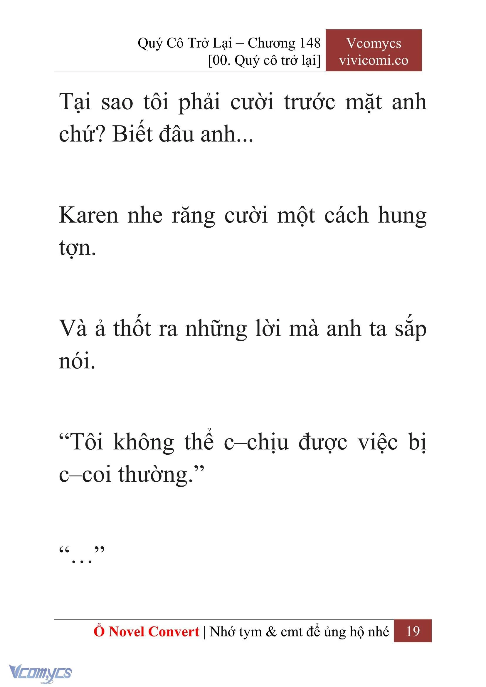 [Novel] Quý Cô Trở Lại Chapter  148 - 21