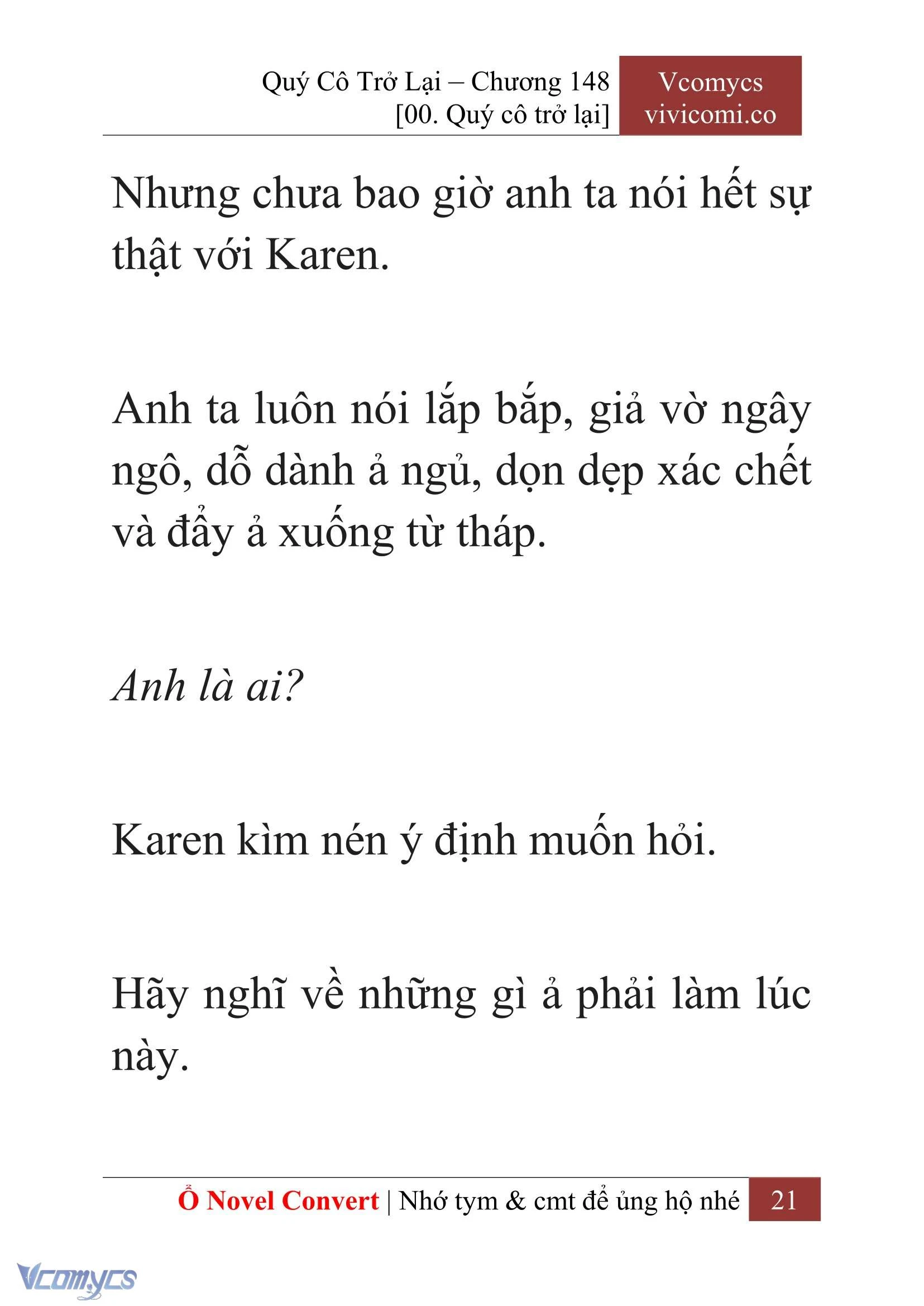 [Novel] Quý Cô Trở Lại Chapter  148 - 23