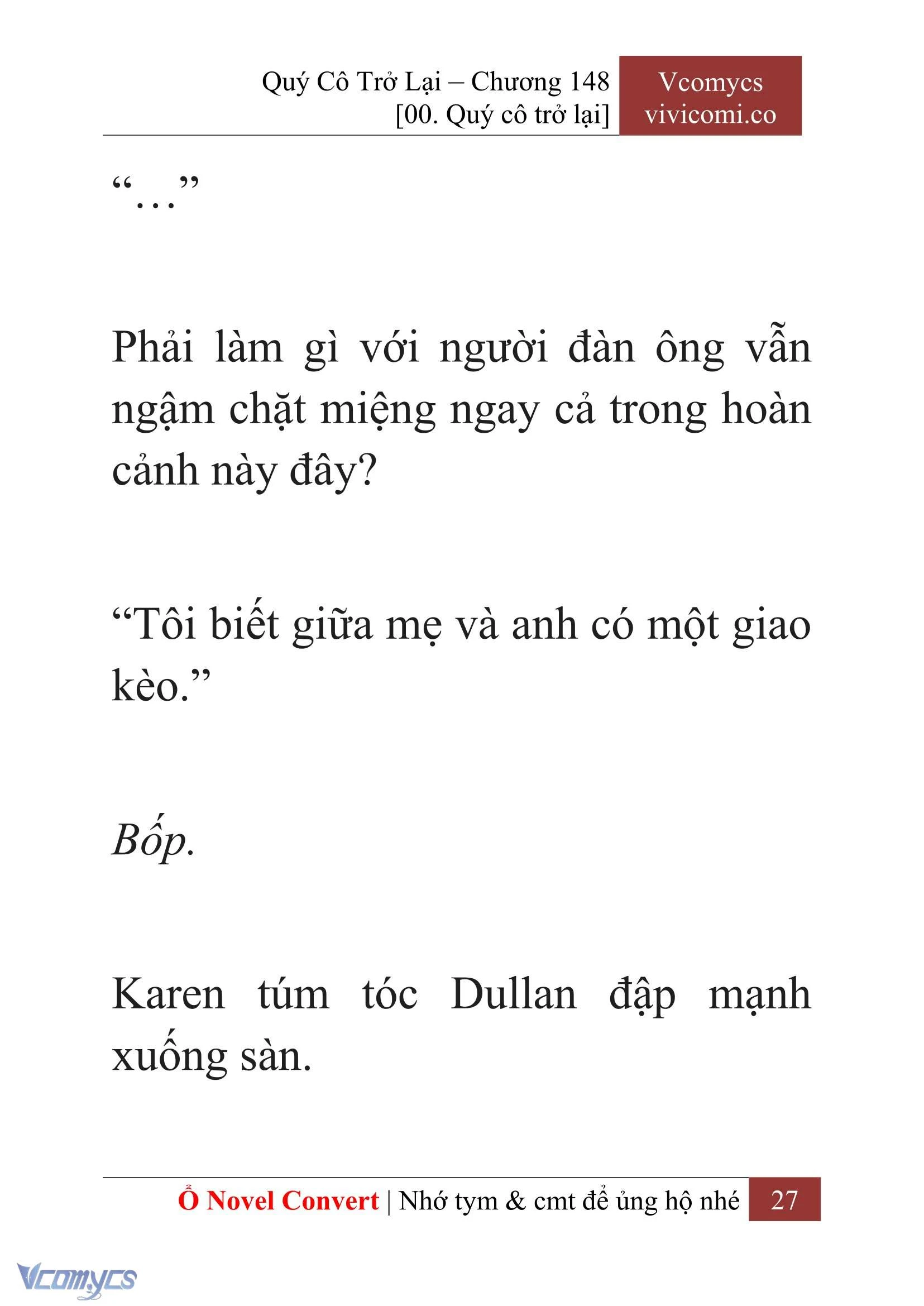 [Novel] Quý Cô Trở Lại Chapter  148 - 29