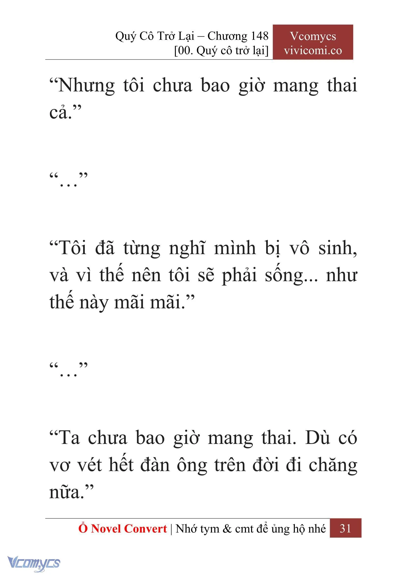[Novel] Quý Cô Trở Lại Chapter  148 - 33