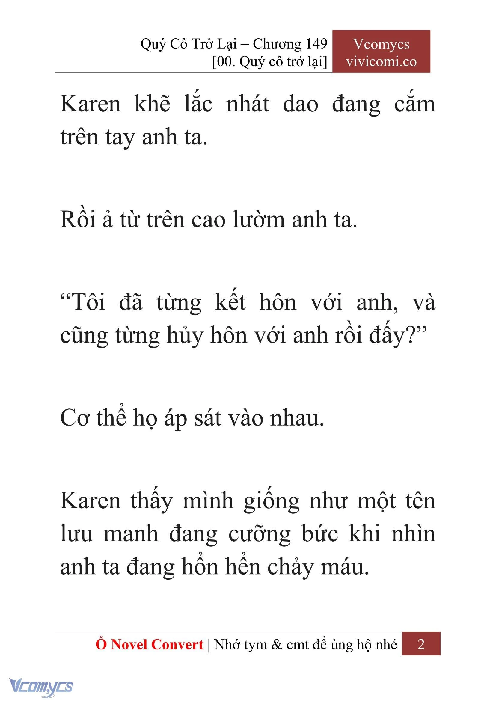 [Novel] Quý Cô Trở Lại Chapter  149 - 4